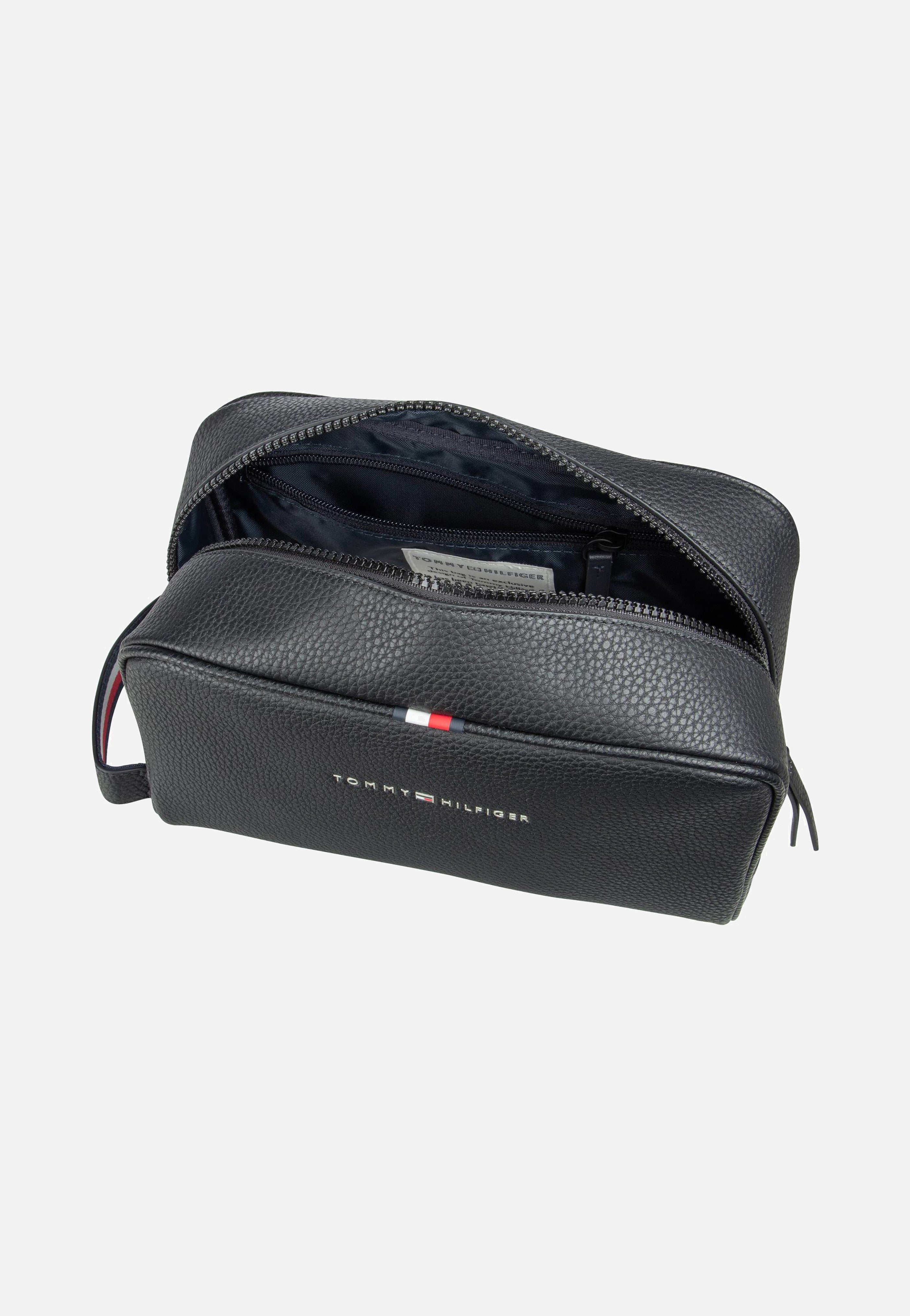 Tommy Hilfiger - Essential PU Washbag Black - Toiletry Bag | Men-Image