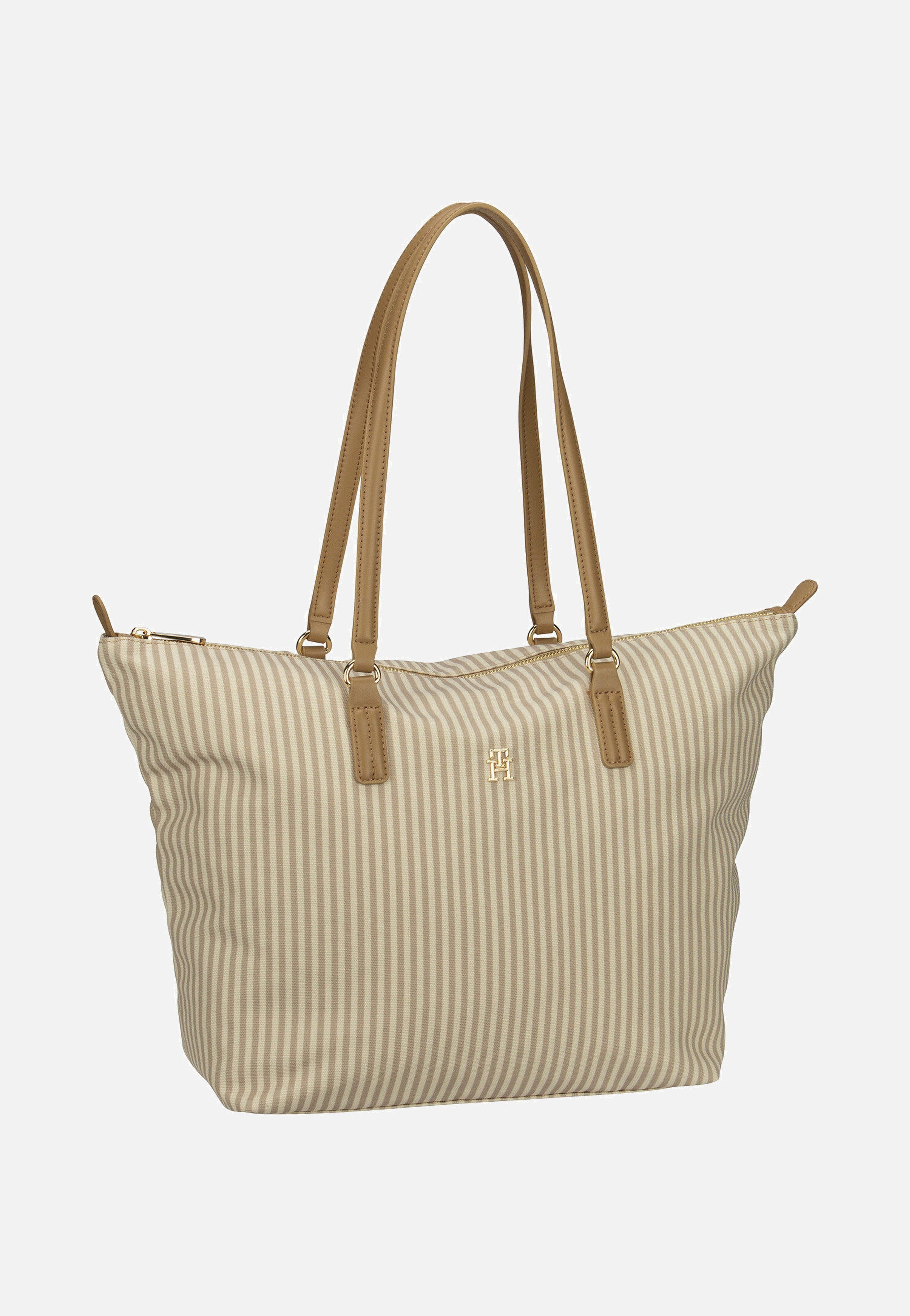 Tommy Hilfiger - Poppy Summer 17203 SP25 Safari Canvas Stripe - Shopper | Women-Image