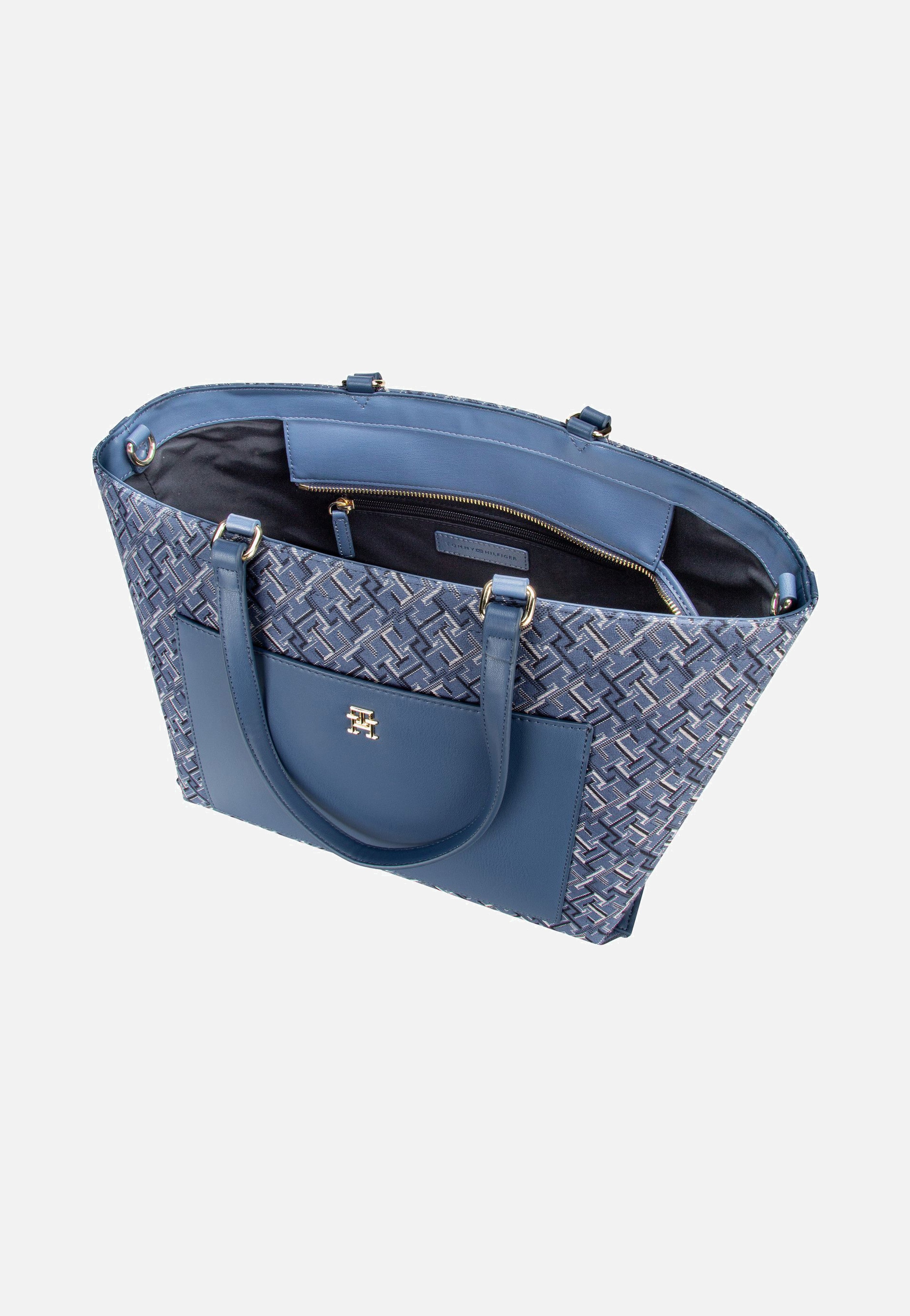 Tommy Hilfiger - TH Distinct Tote Mono PF24 Fossil Blue Mono - Shopper | Women-Image