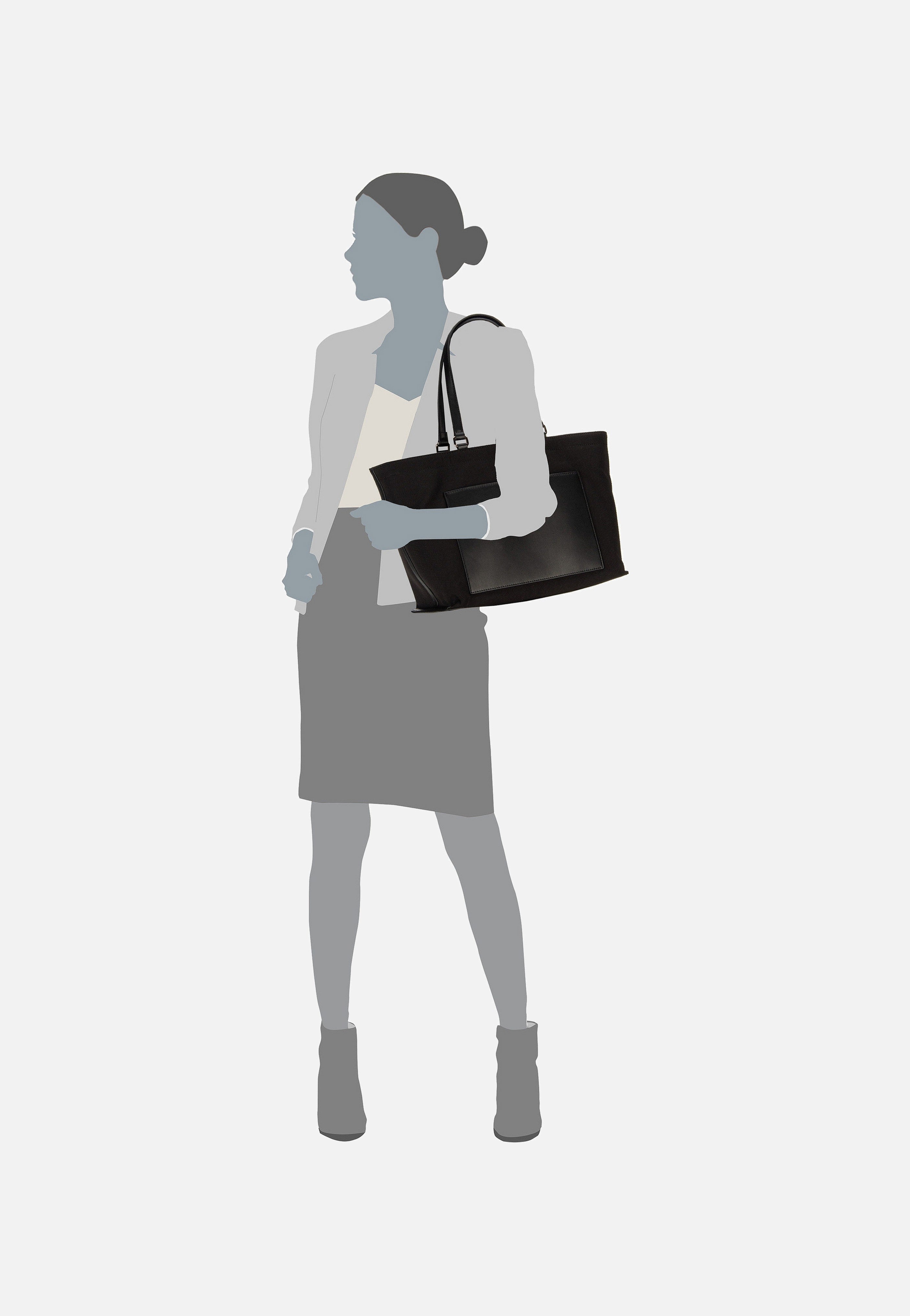 Tommy Hilfiger - TH Distinct Tote PF24 Black - Tote Bag | Women-Image