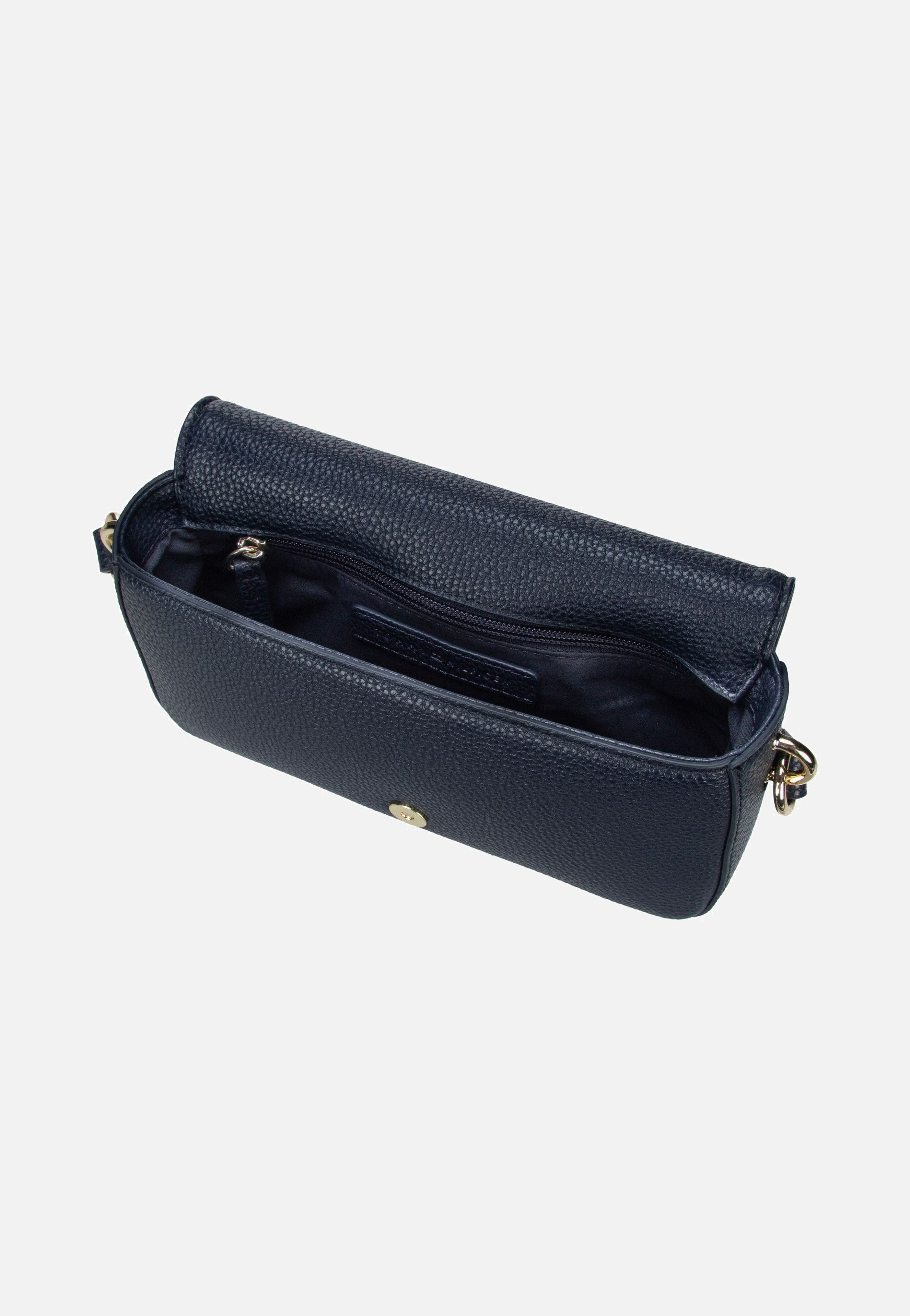 Tommy Hilfiger TH Emblem Flap Space Blue Crossbody Bag