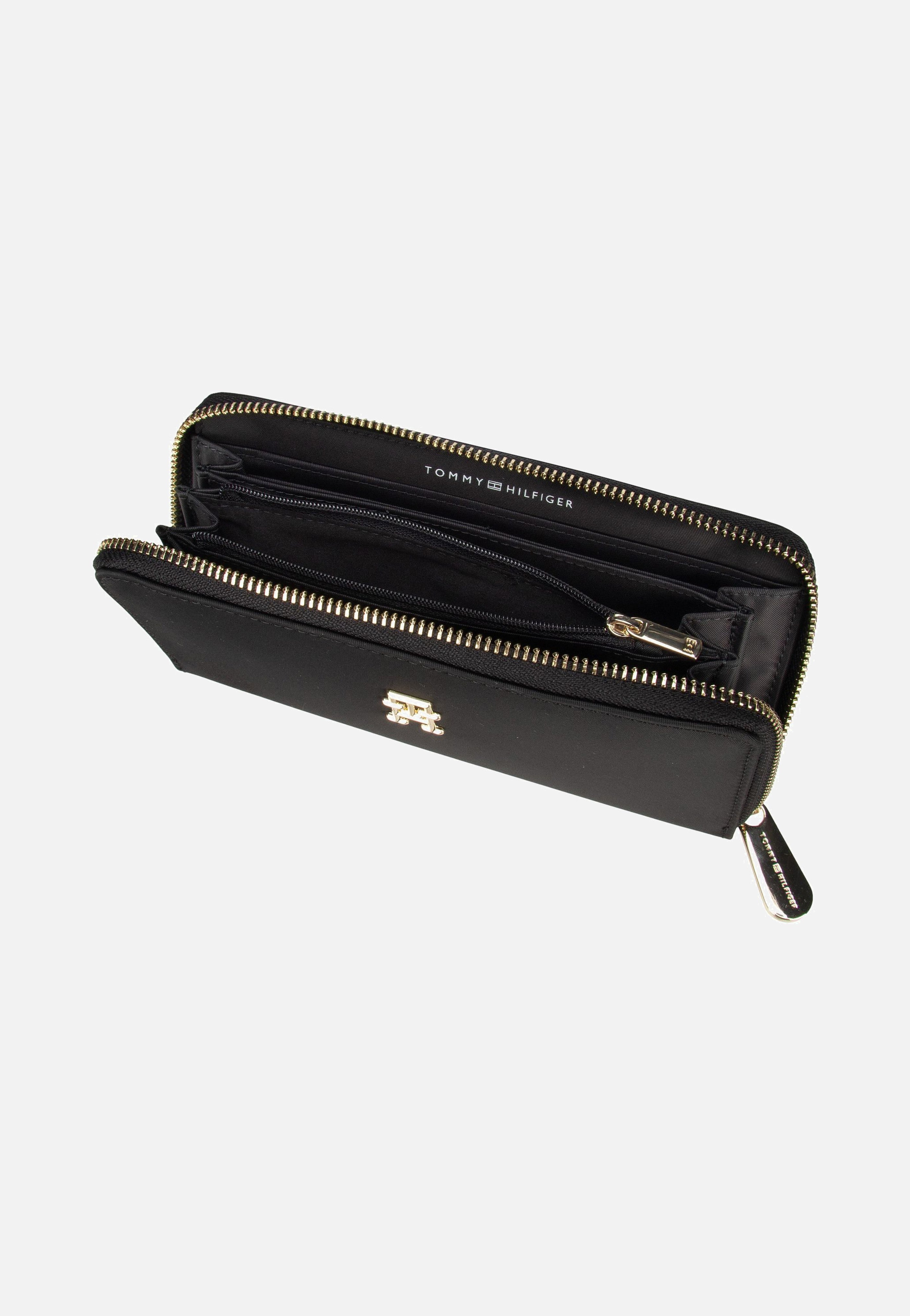 Tommy Hilfiger TH Emblem Large ZA Black Wallet