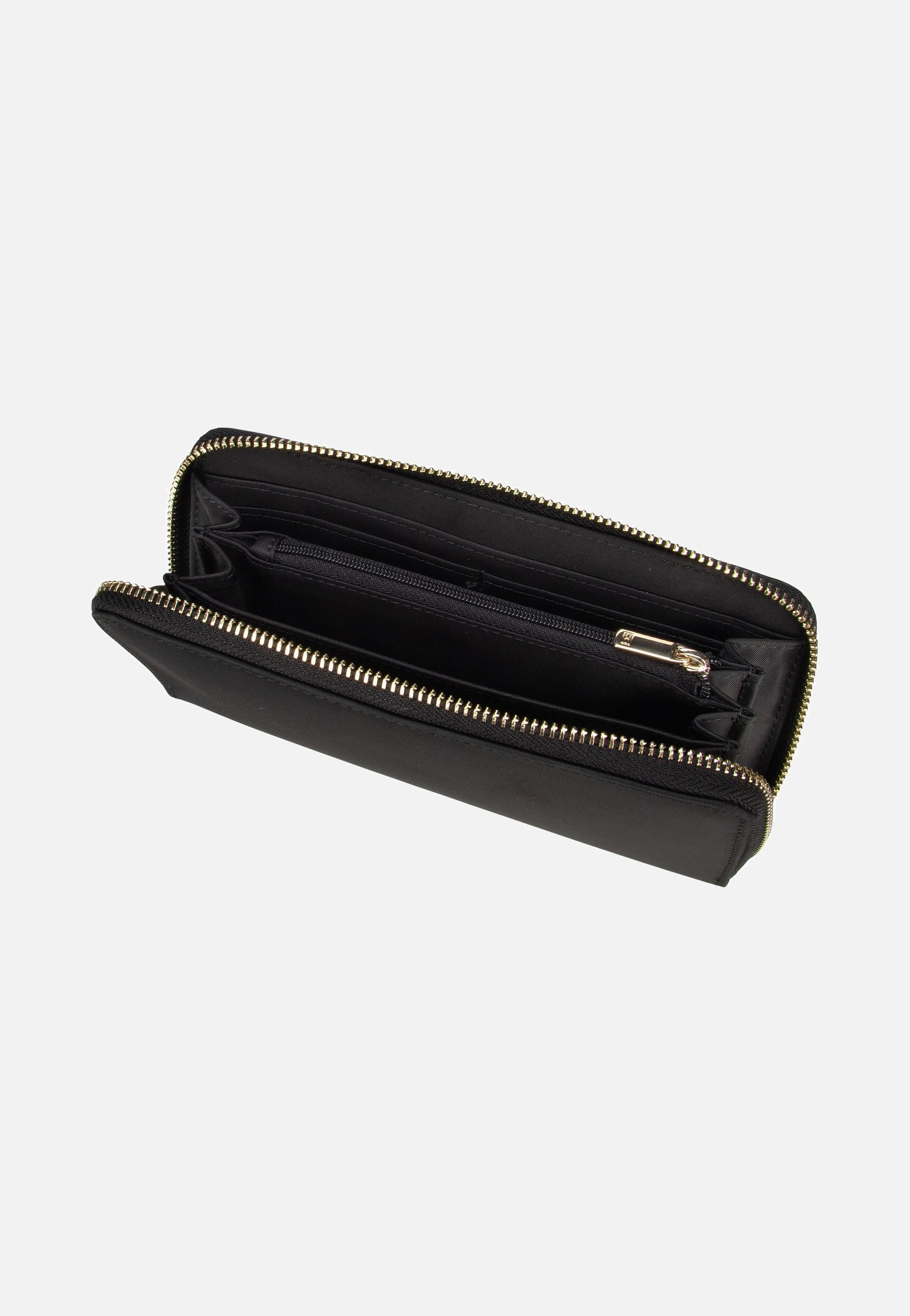 Tommy Hilfiger - TH Emblem Large ZA Black - Wallet | Women-Image