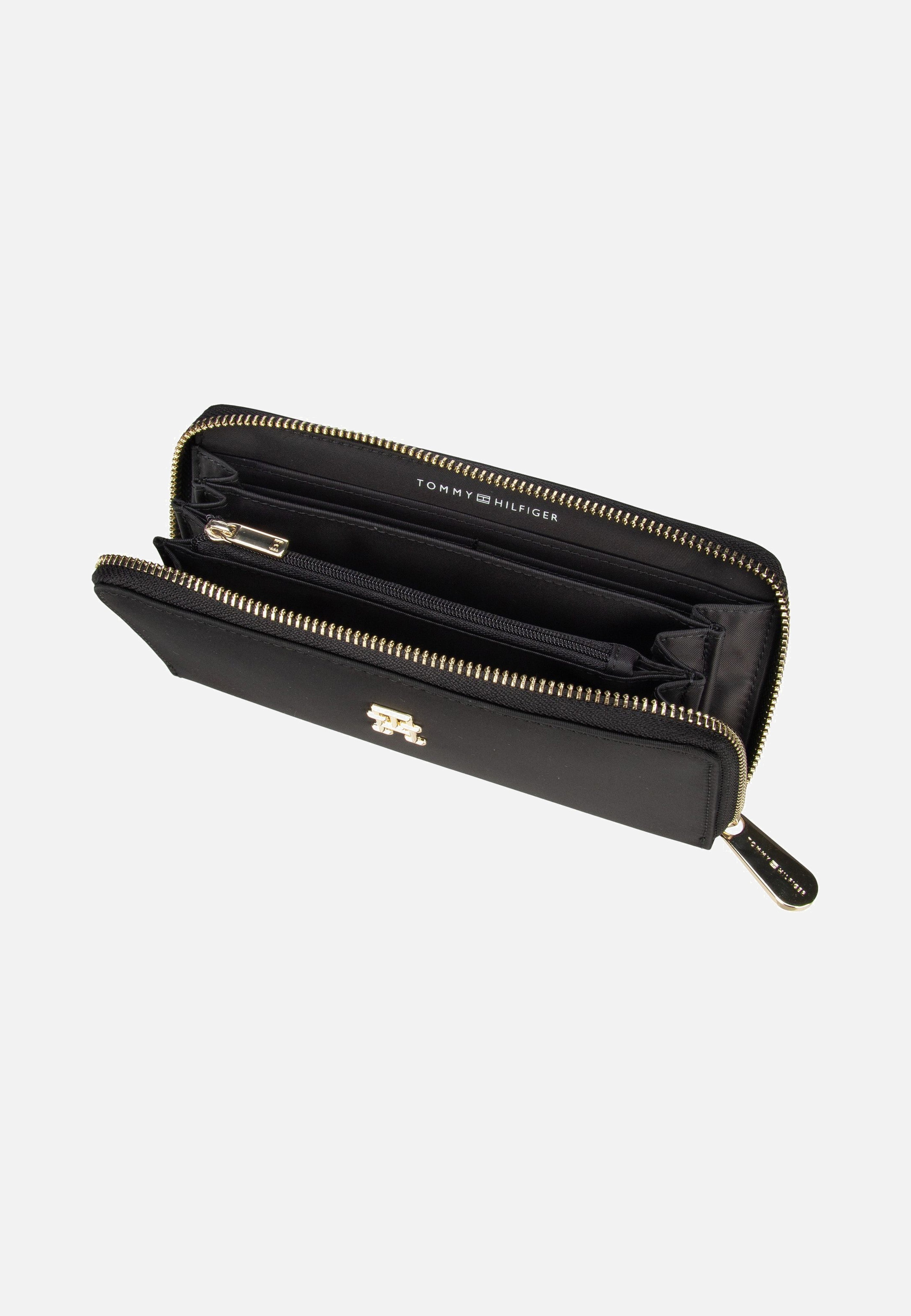 Tommy Hilfiger TH Emblem Large ZA Black Wallet