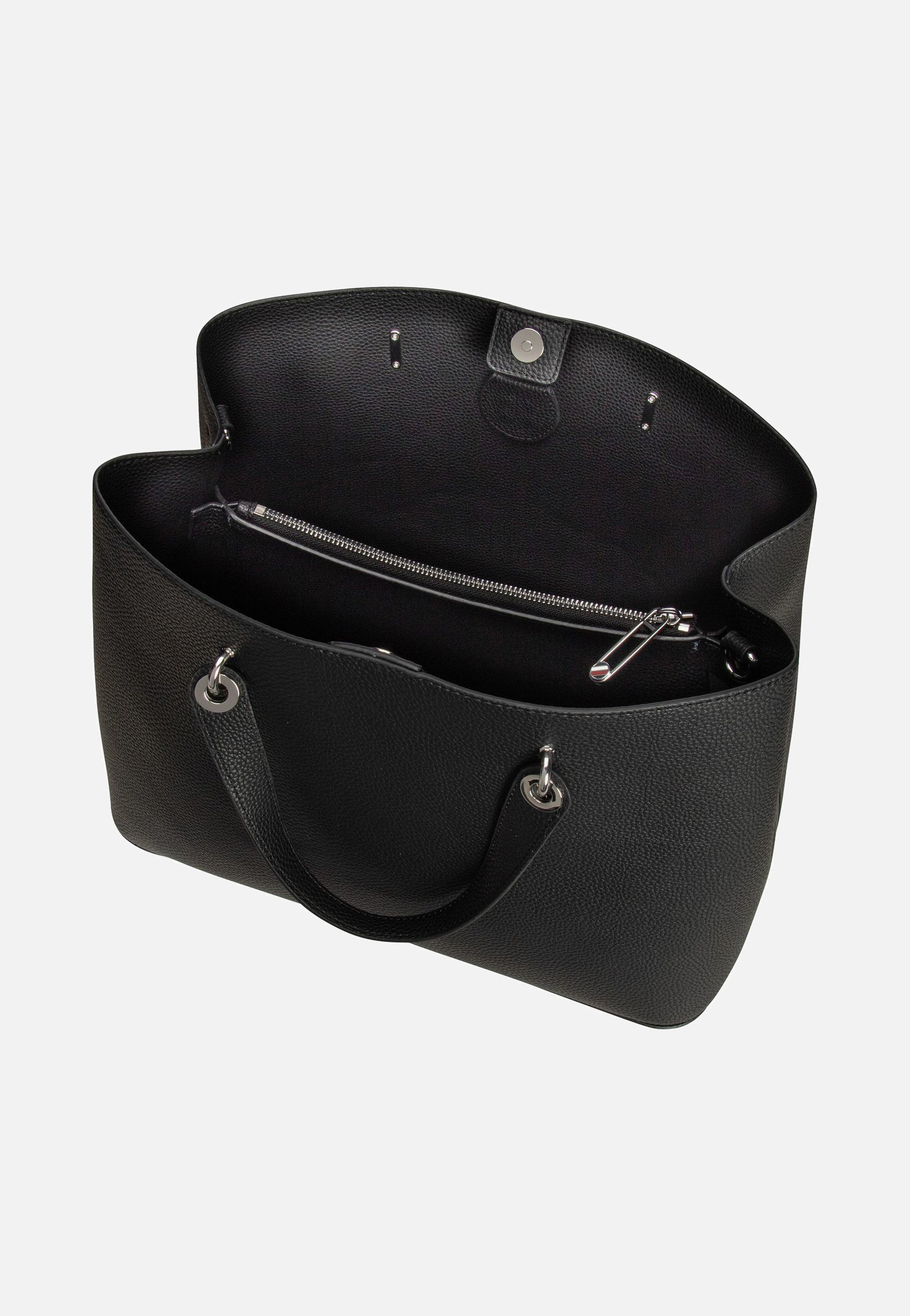 Tommy Hilfiger - TH Emblem Satchel Black - Tote Bag | Women-Image