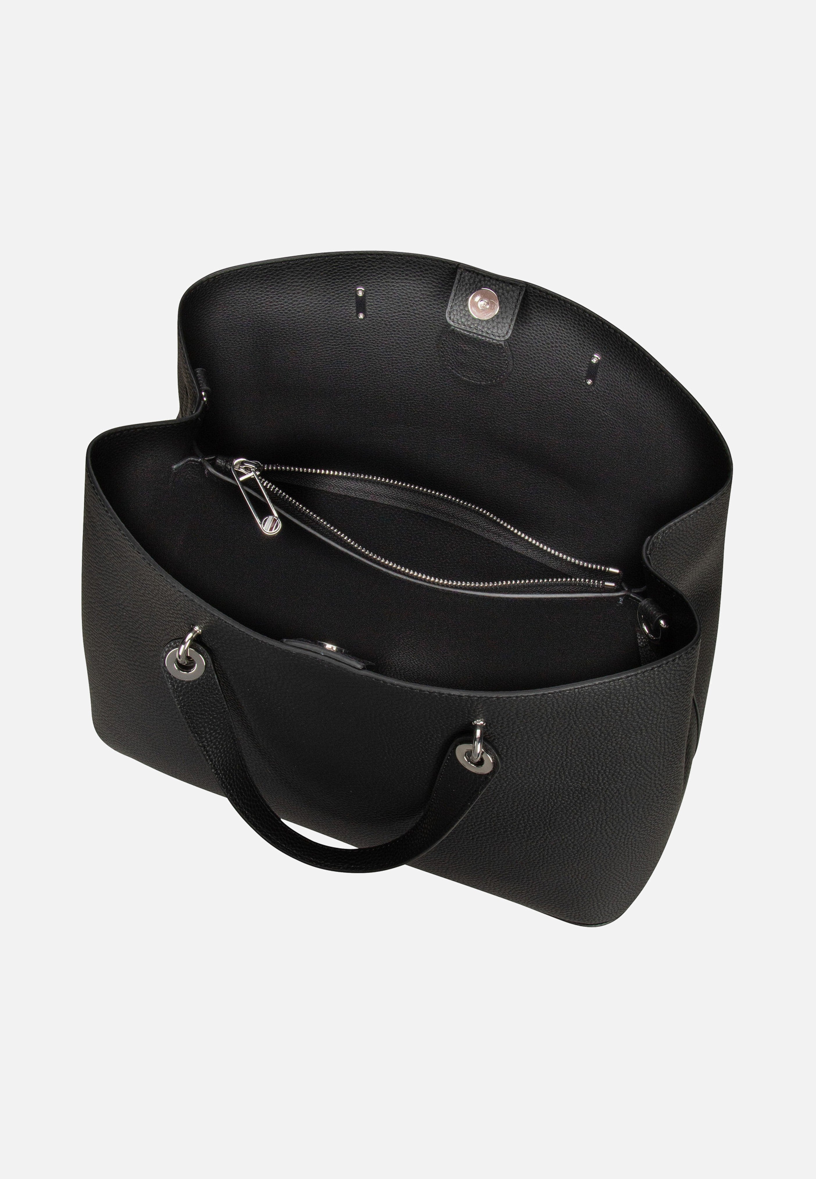 Tommy Hilfiger - TH Emblem Satchel Black - Tote Bag | Women-Image