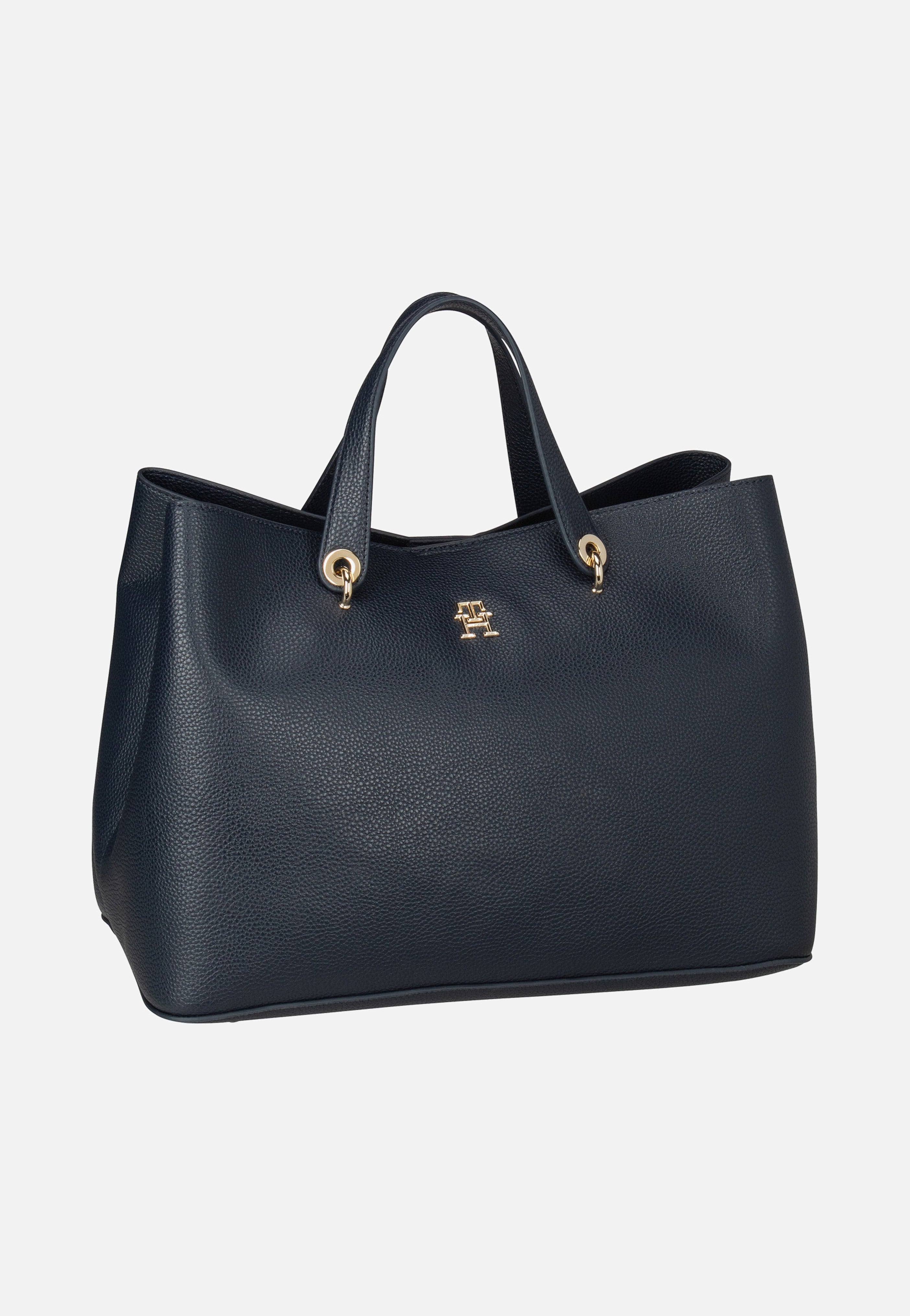 Tommy Hilfiger - TH Emblem Satchel Space Blue - Tote Bag | Women-Image