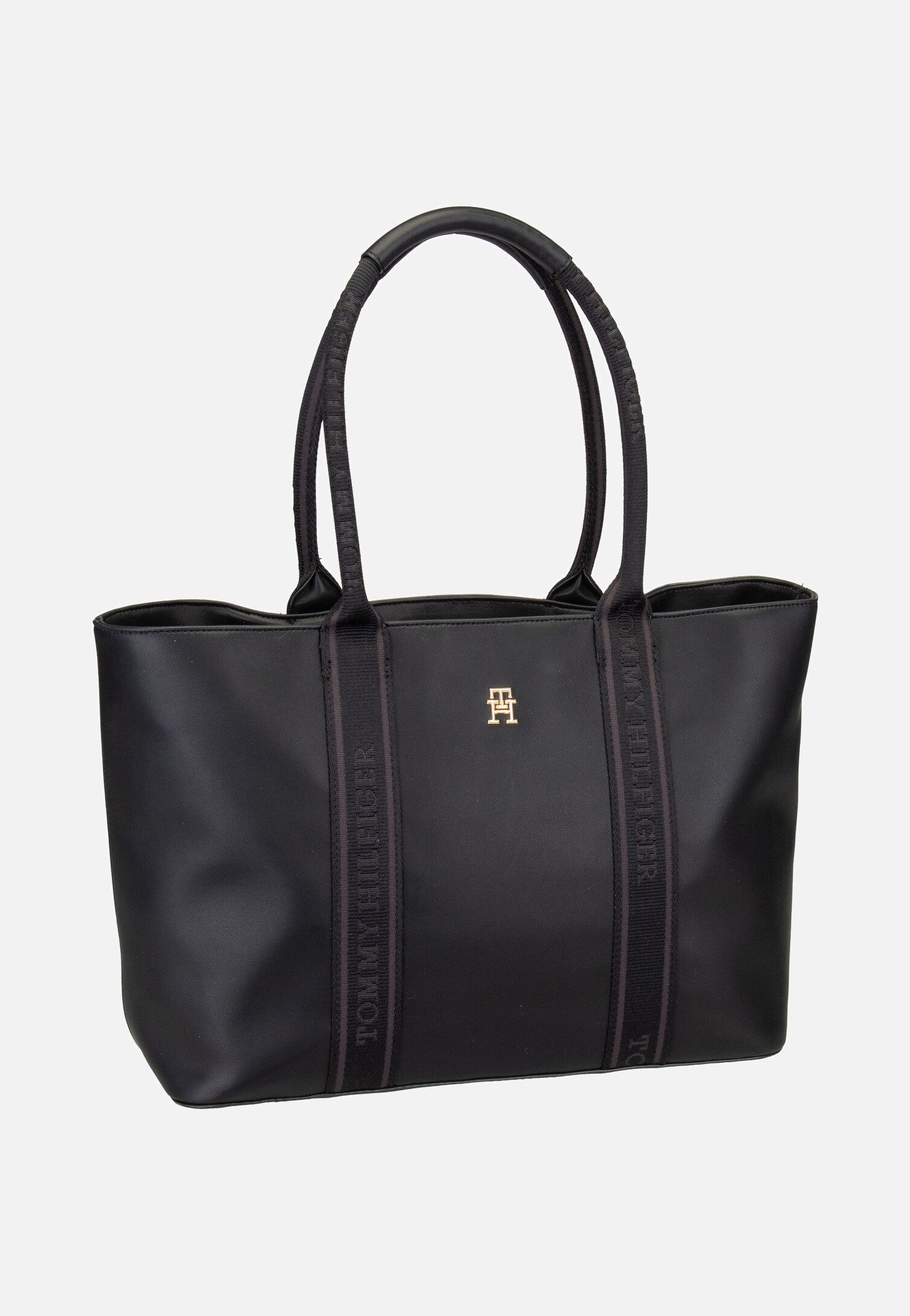 Tommy Hilfiger - TH Logotape 17198 SP25 Black - Shopper | Women-Image