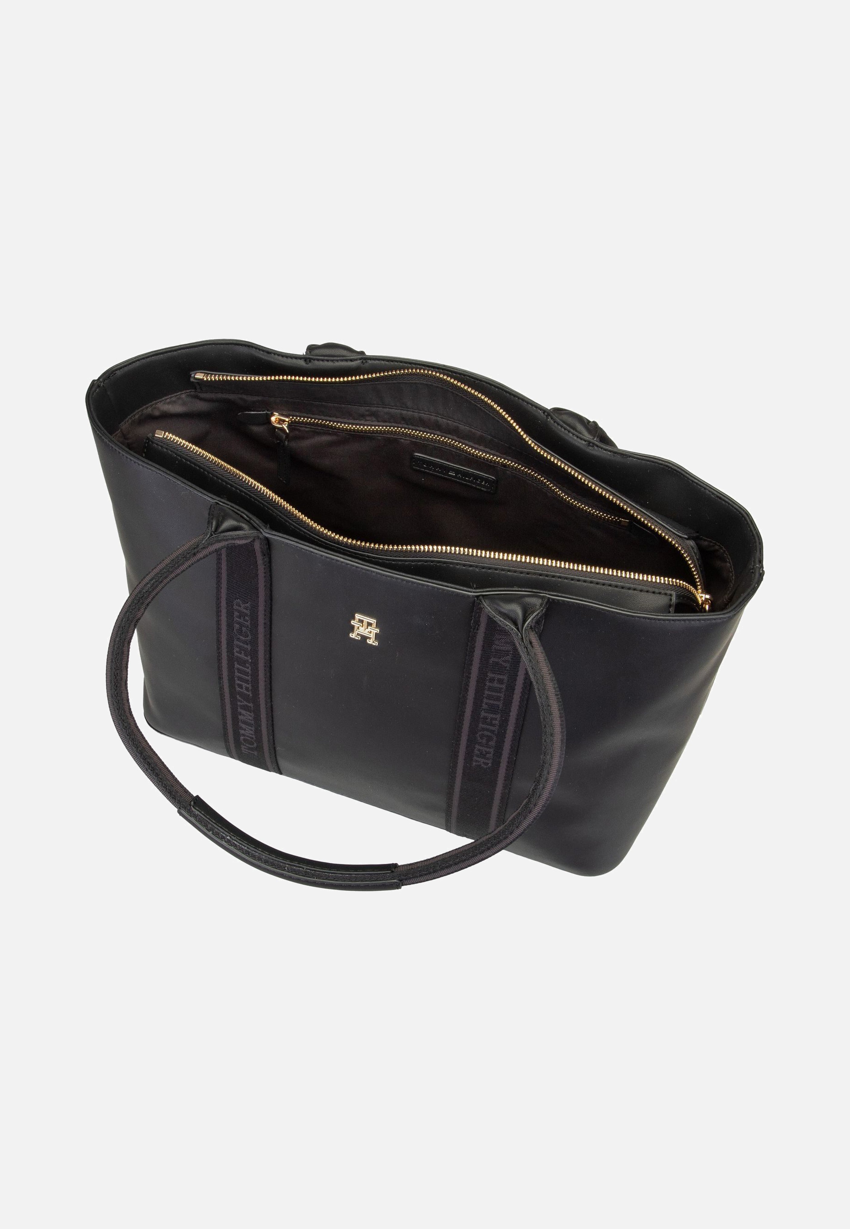 Tommy Hilfiger - TH Logotape 17198 SP25 Black - Shopper | Women-Image