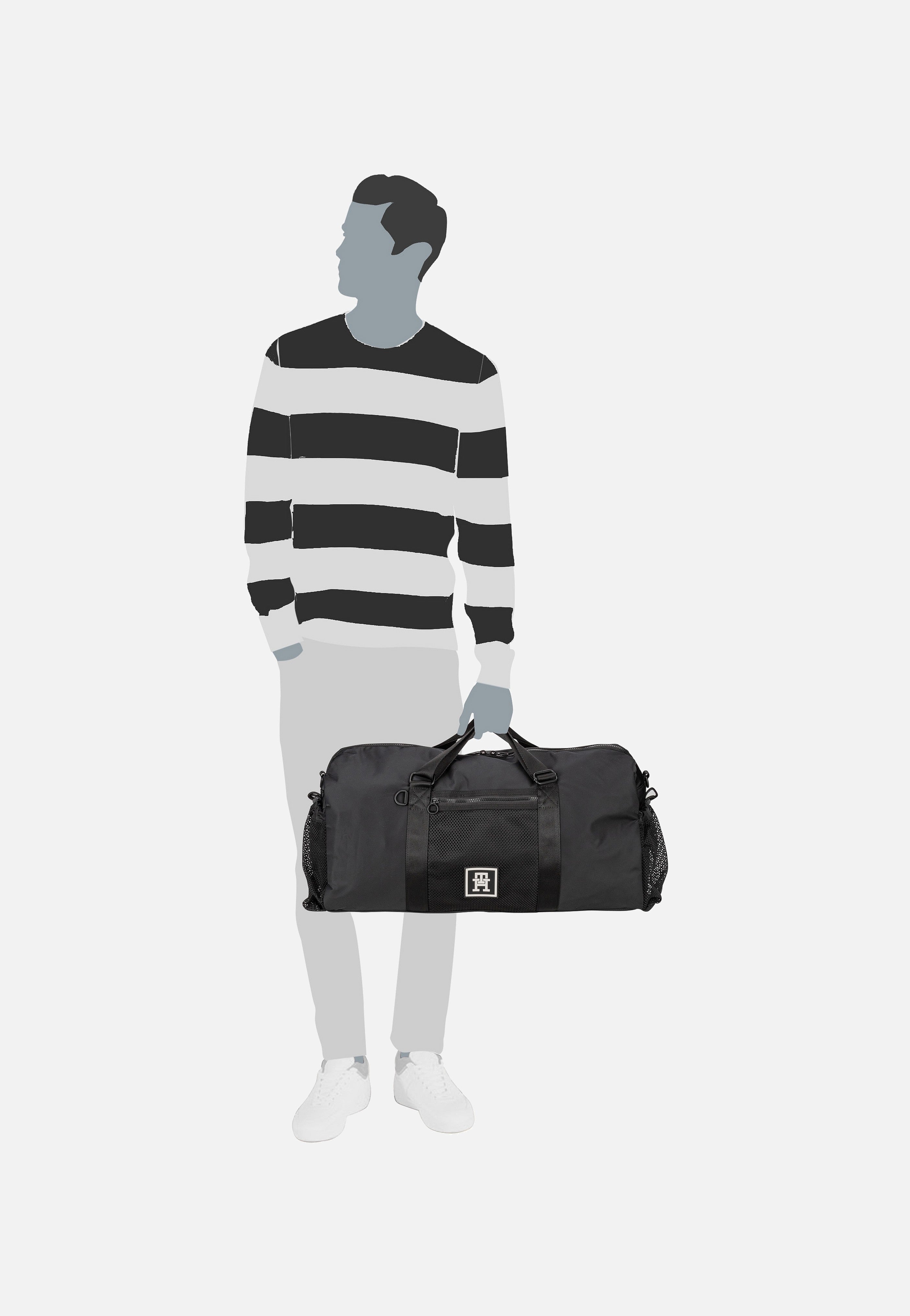 Tommy Hilfiger - TH Sport Duffle PSP24 Black - Dufflebag | Men-Image