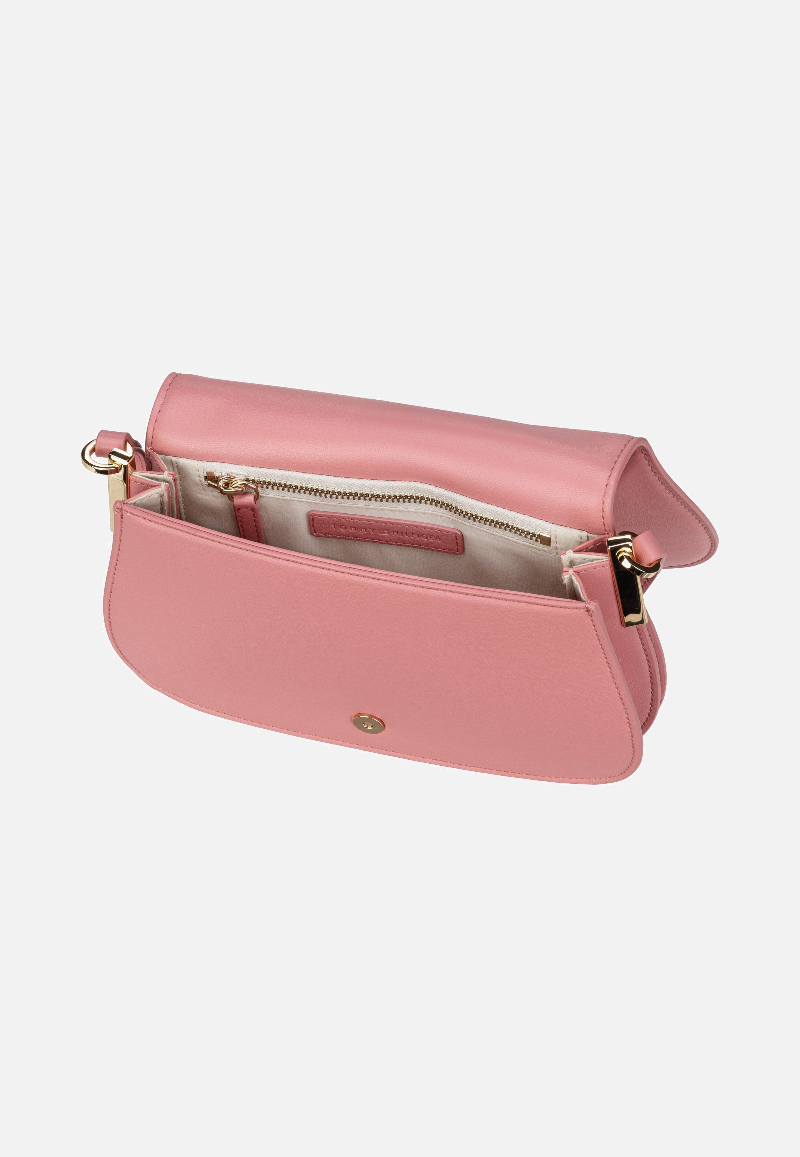Tommy Hilfiger - TH Spring Chic Flap Cross SP24 Teaberry Blossom - Saddle Bag | Women-Image