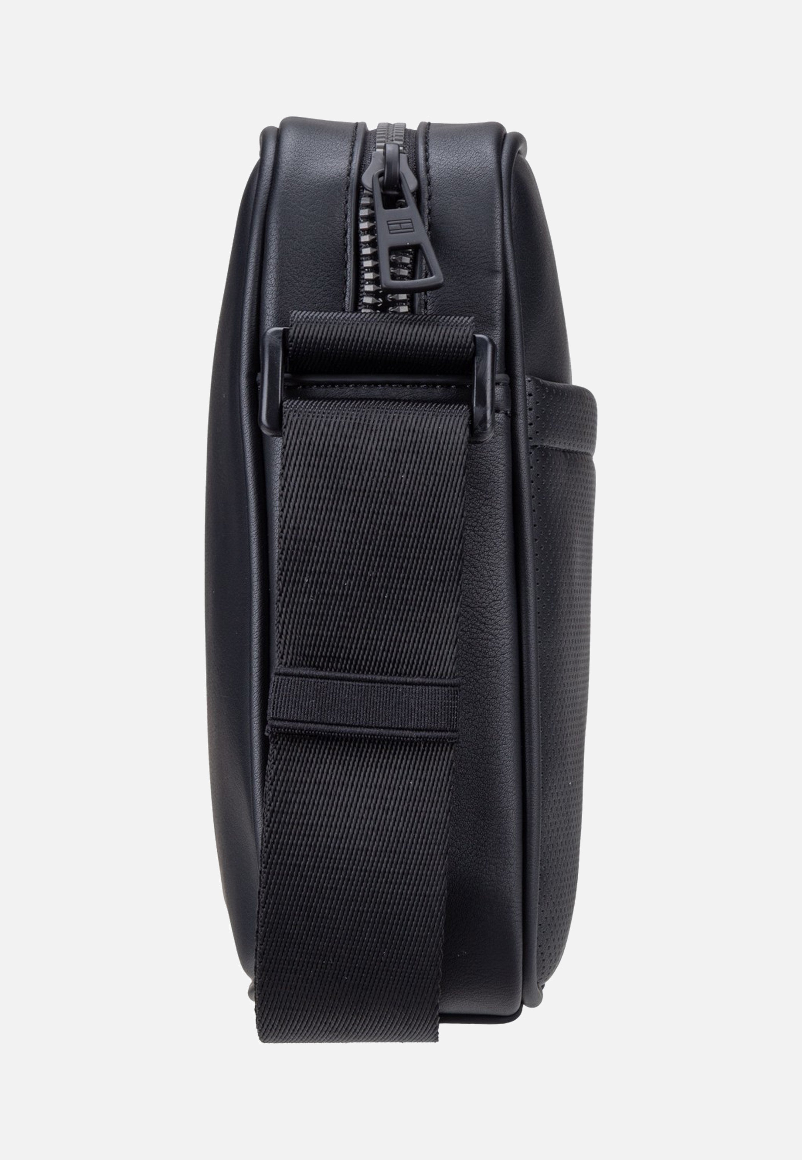 Tommy Hilfiger TH Foundation Mini Reporter Black Crossbody Bag