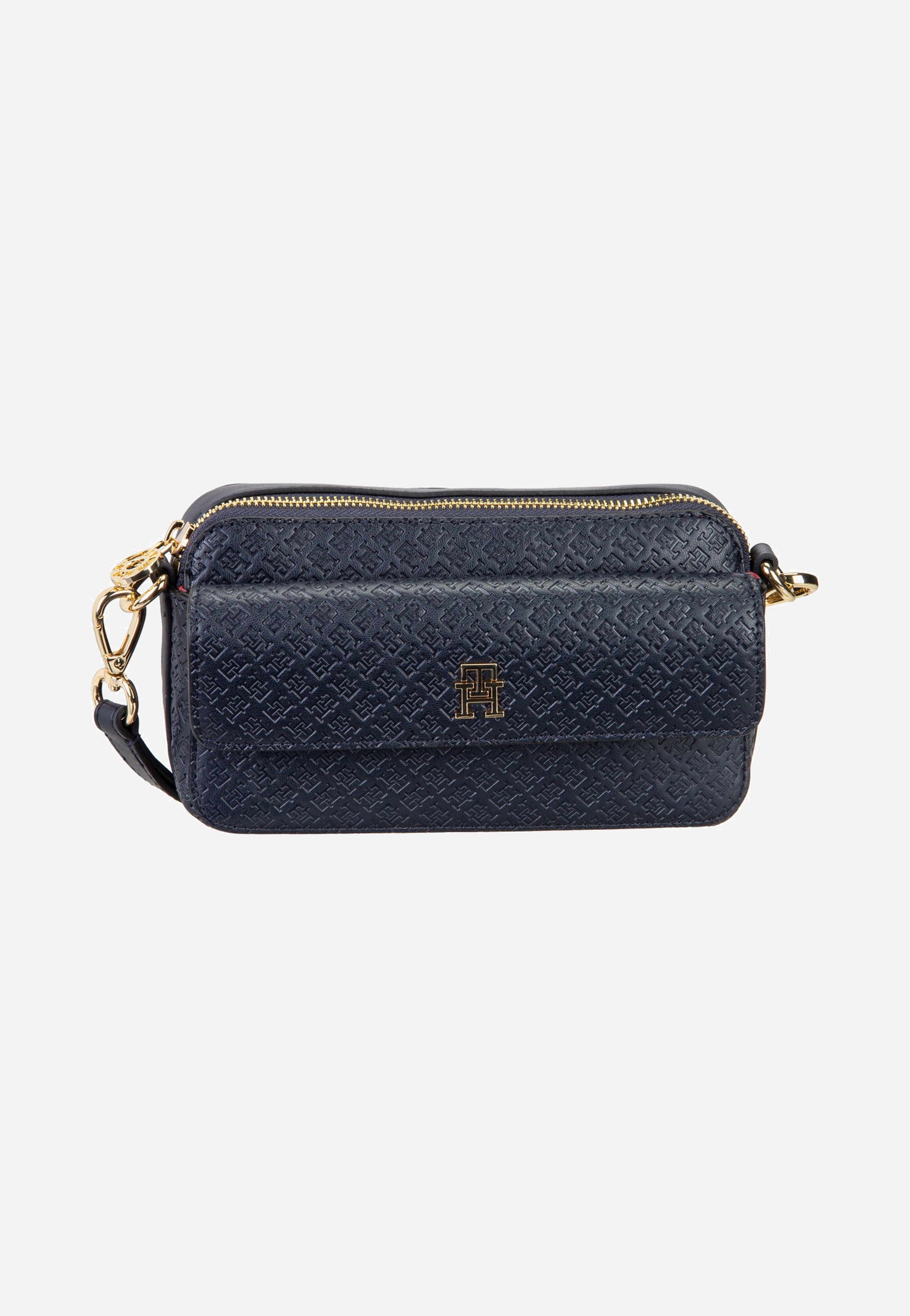 Tommy Hilfiger TH Icon Camera Mono Space Blue Crossbody Bag