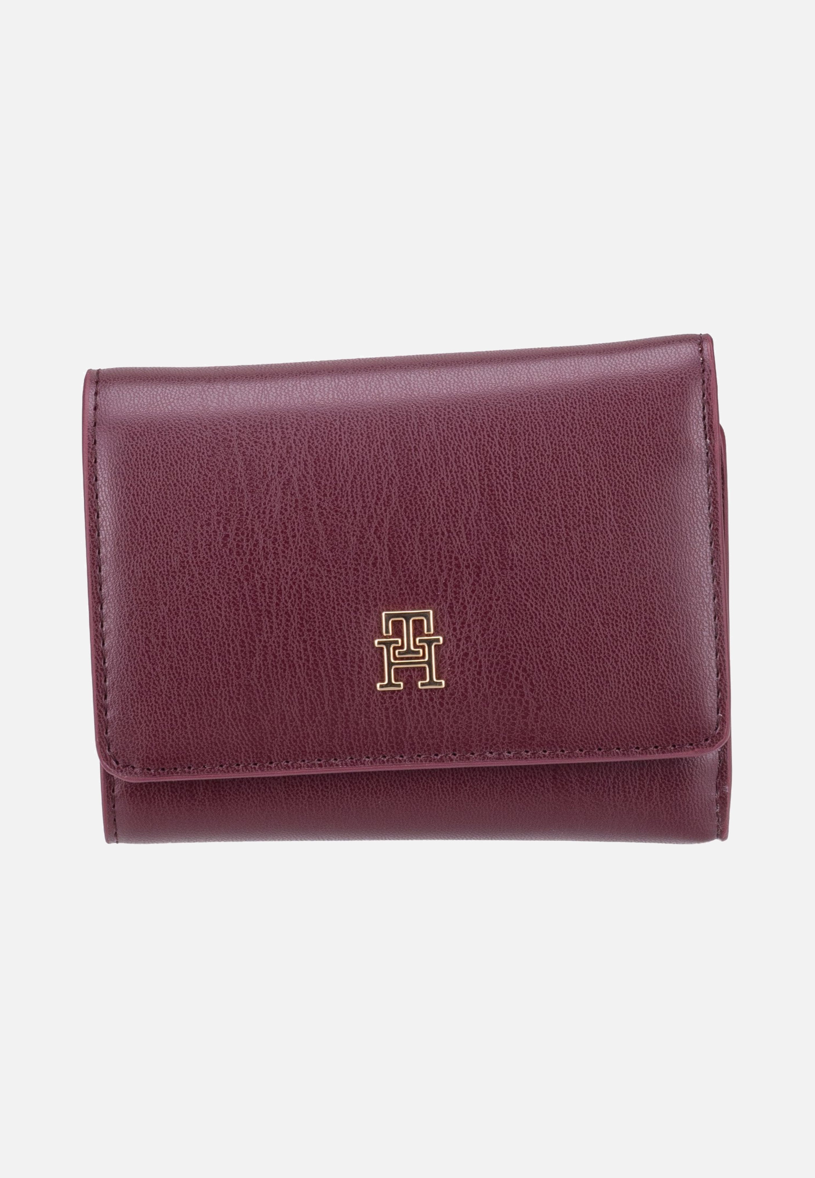 Tommy Hilfiger TH Icon Trifold Oxblood Wallet