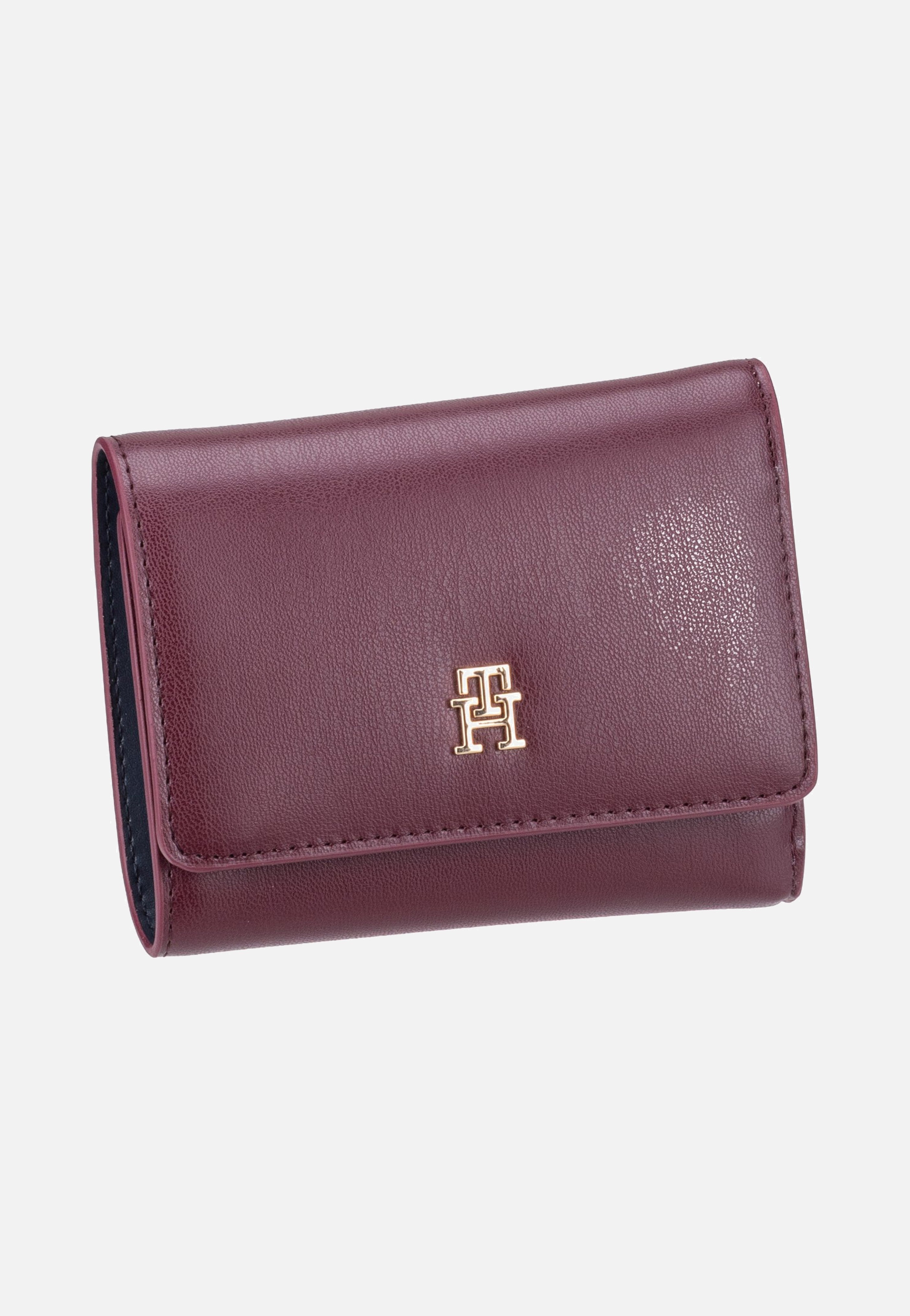 Tommy Hilfiger TH Icon Trifold Oxblood Wallet
