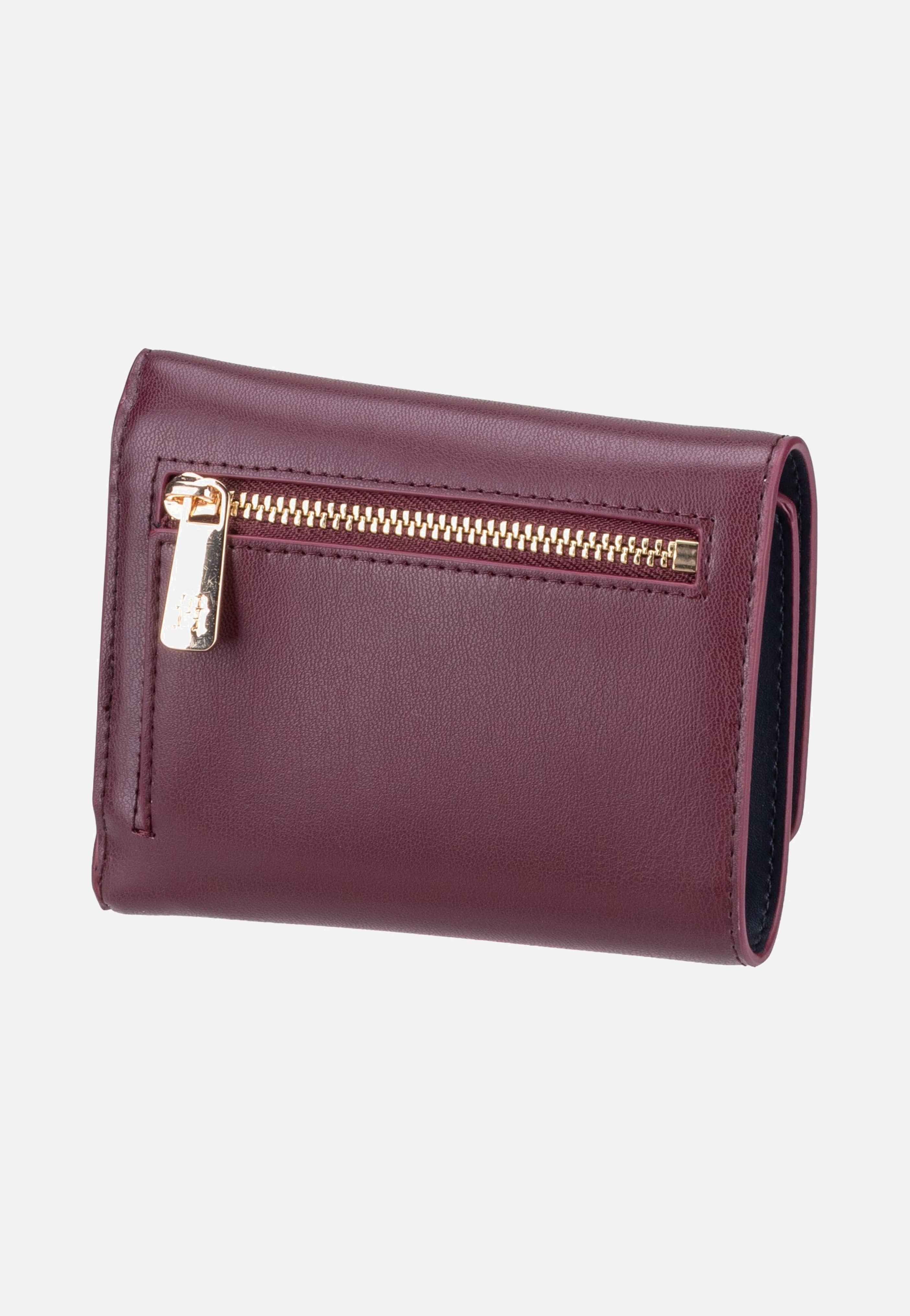 Tommy Hilfiger TH Icon Trifold Oxblood Wallet