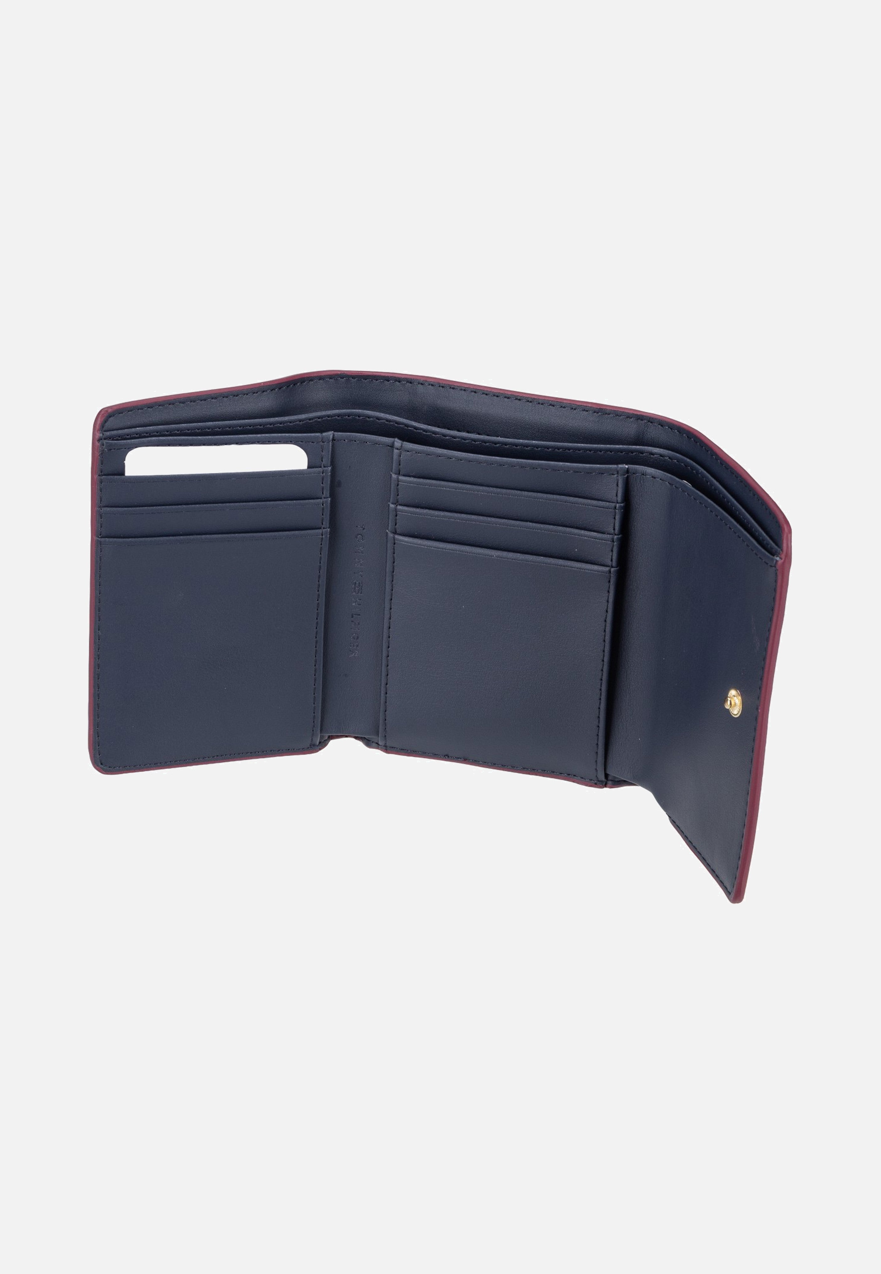 Tommy Hilfiger TH Icon Trifold Oxblood Wallet