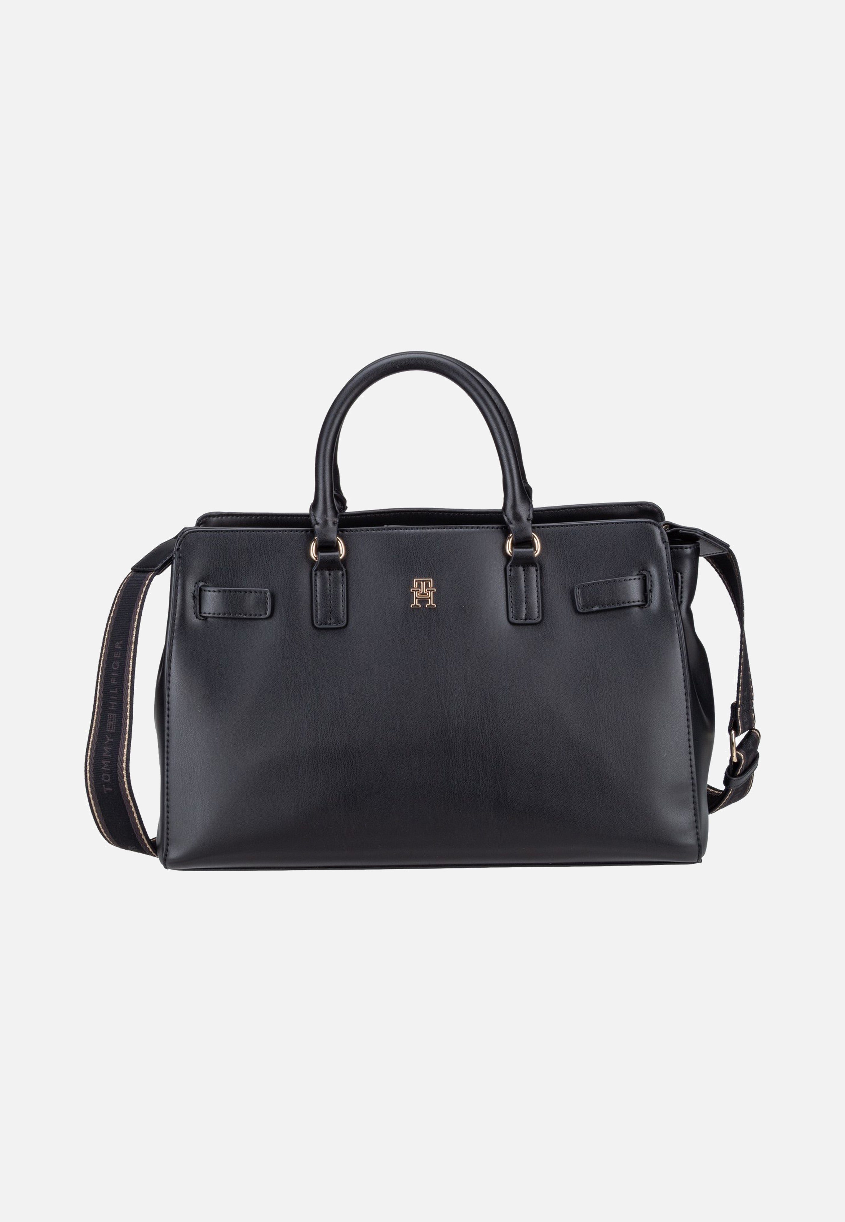 Tommy Hilfiger TH Joy Satchel Black Satchel