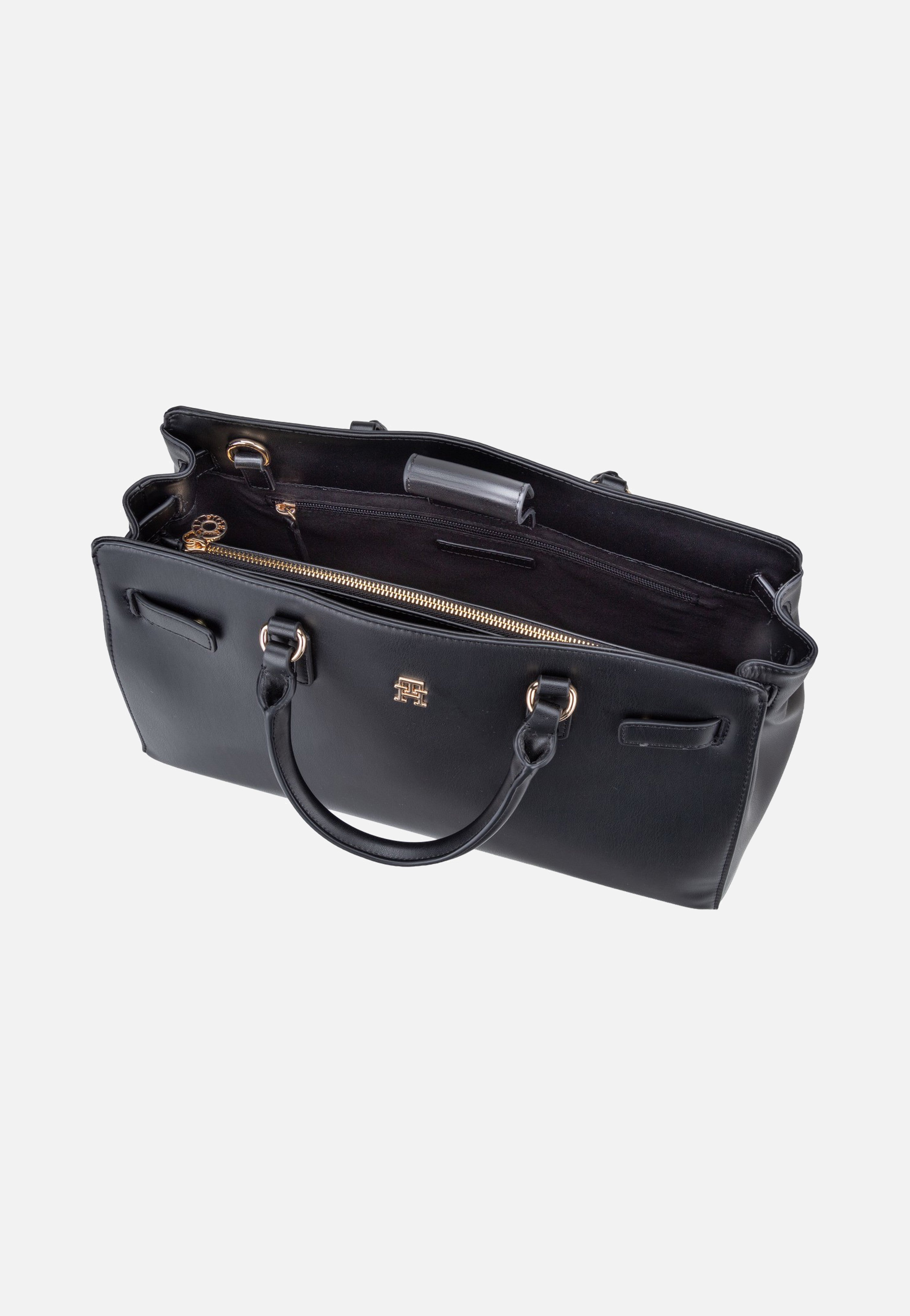 Tommy Hilfiger TH Joy Satchel Black Satchel