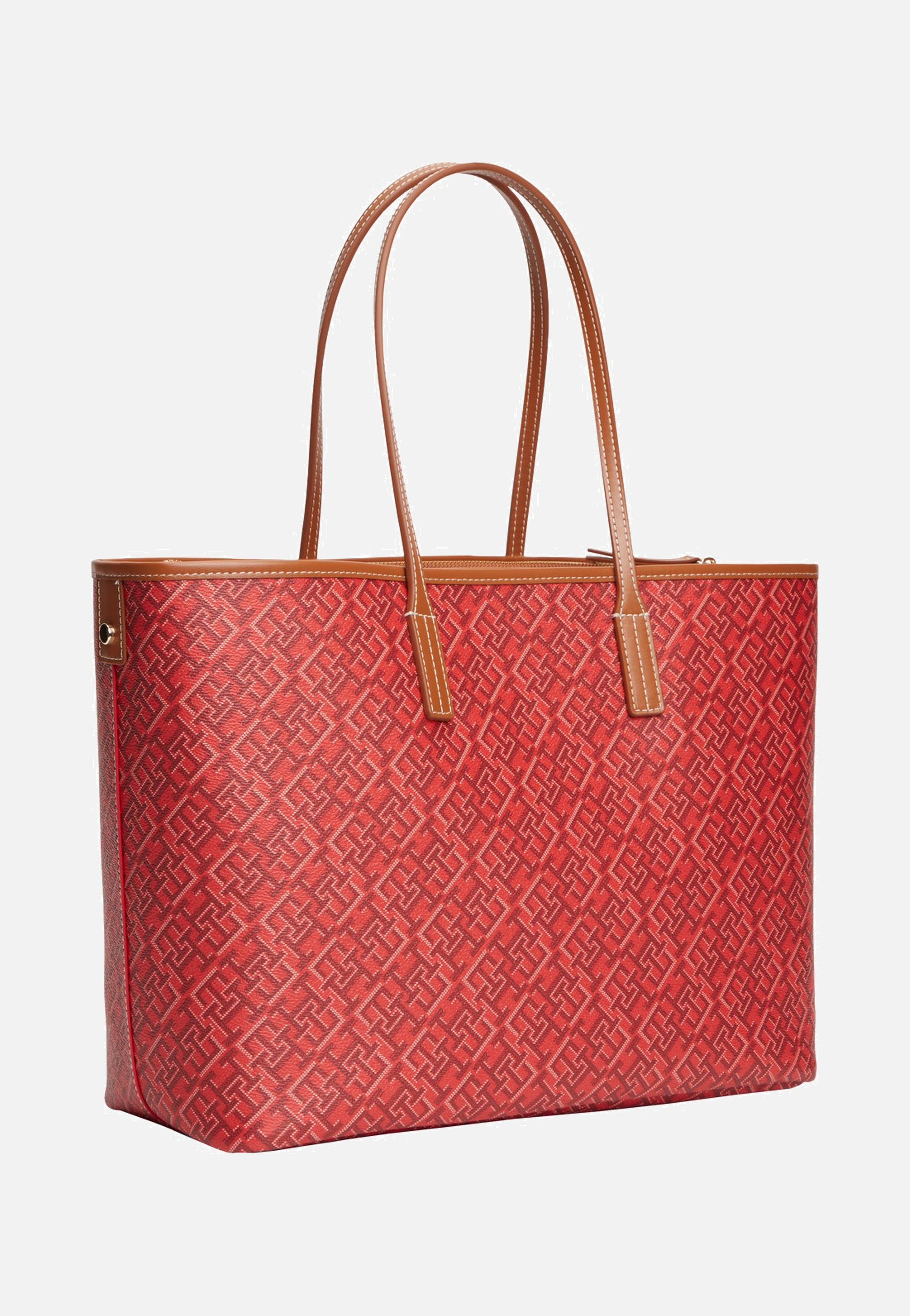 Tommy Hilfiger - TH Monoplay Tote Stripe Le Red Mix - Tote Bag | Women-Image