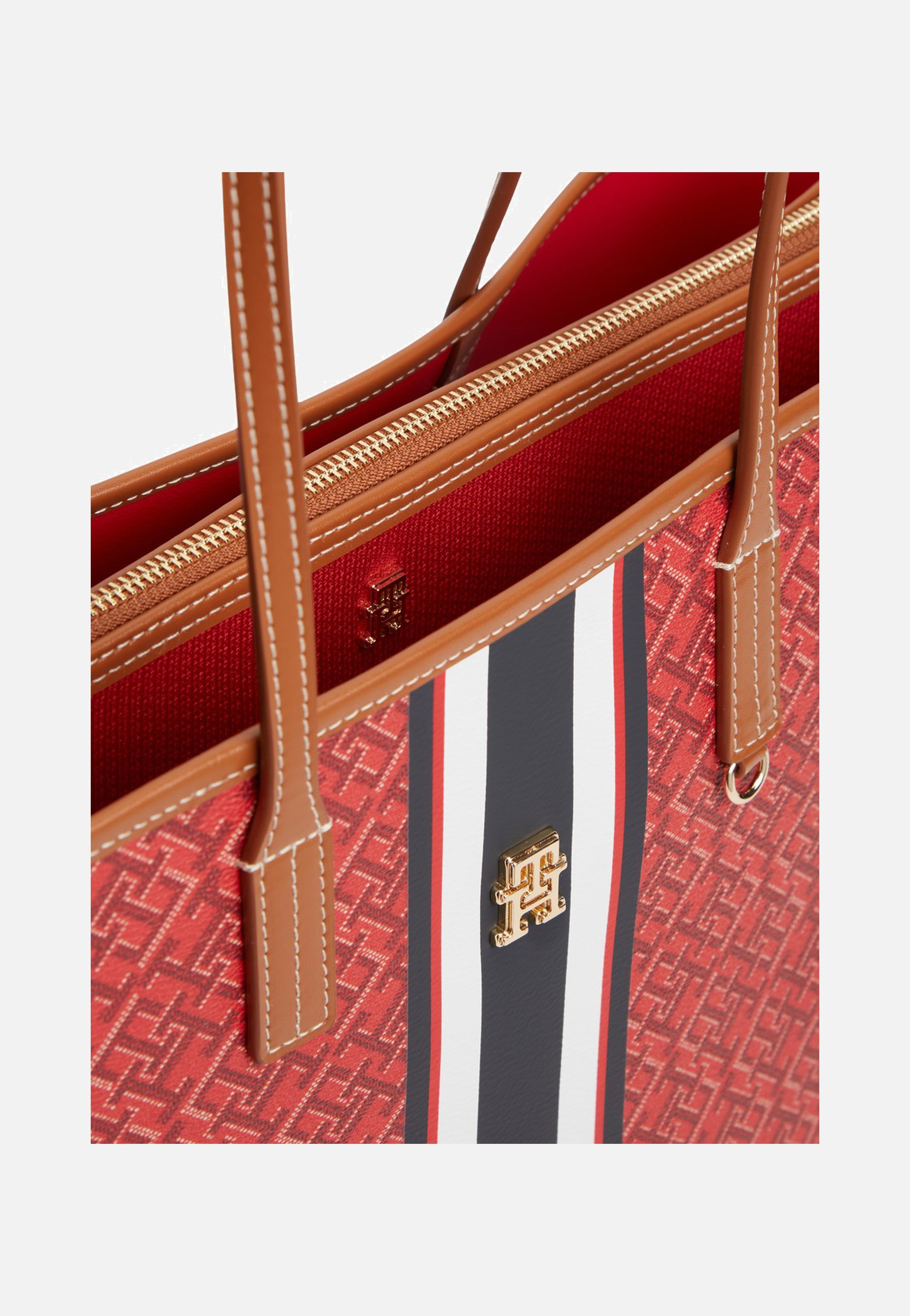 Tommy Hilfiger - TH Monoplay Tote Stripe Le Red Mix - Shopper | Women-Image