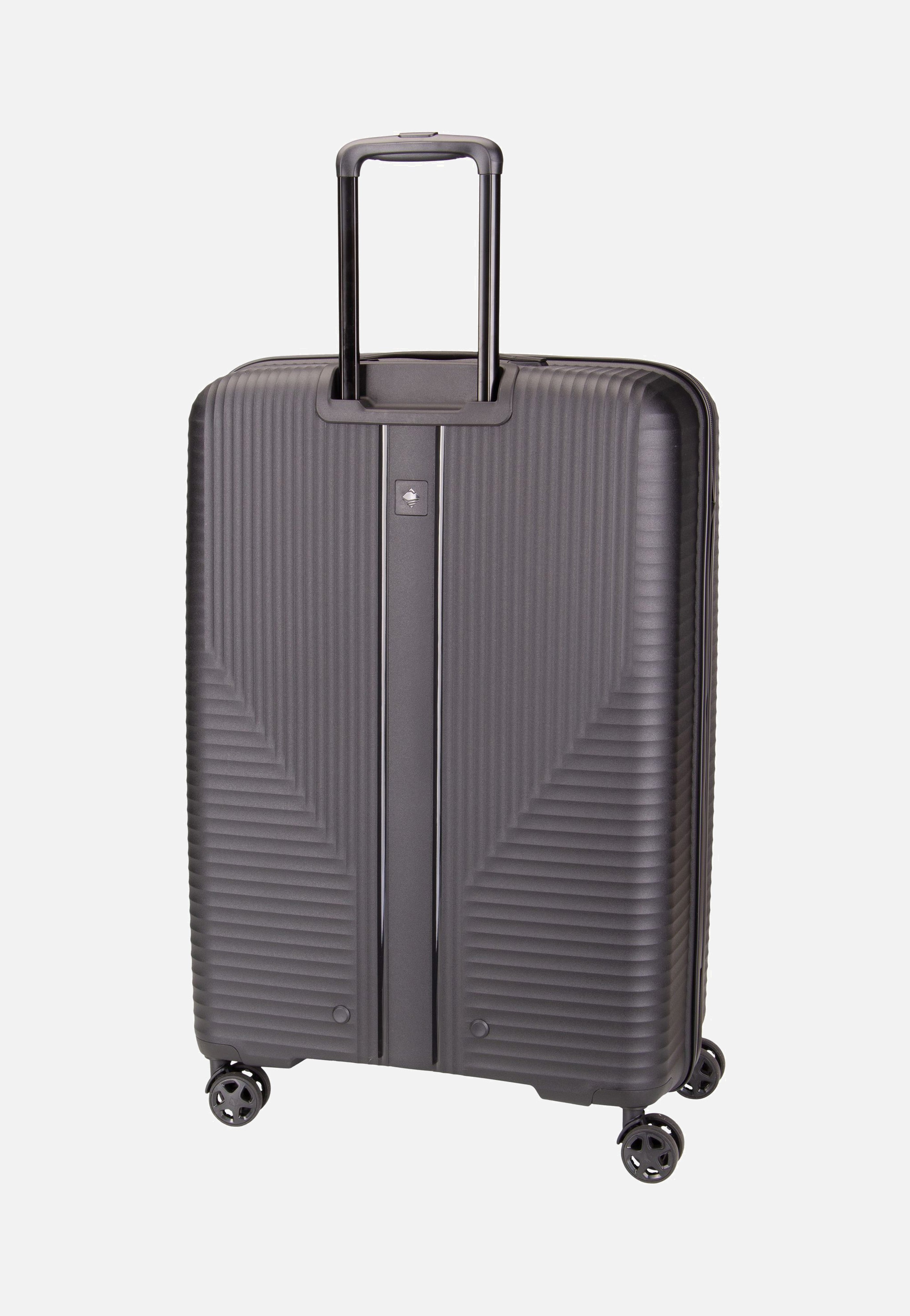 travelite - Air Stripe Trolley 4w L Black - Suitcase | Neutral-Image