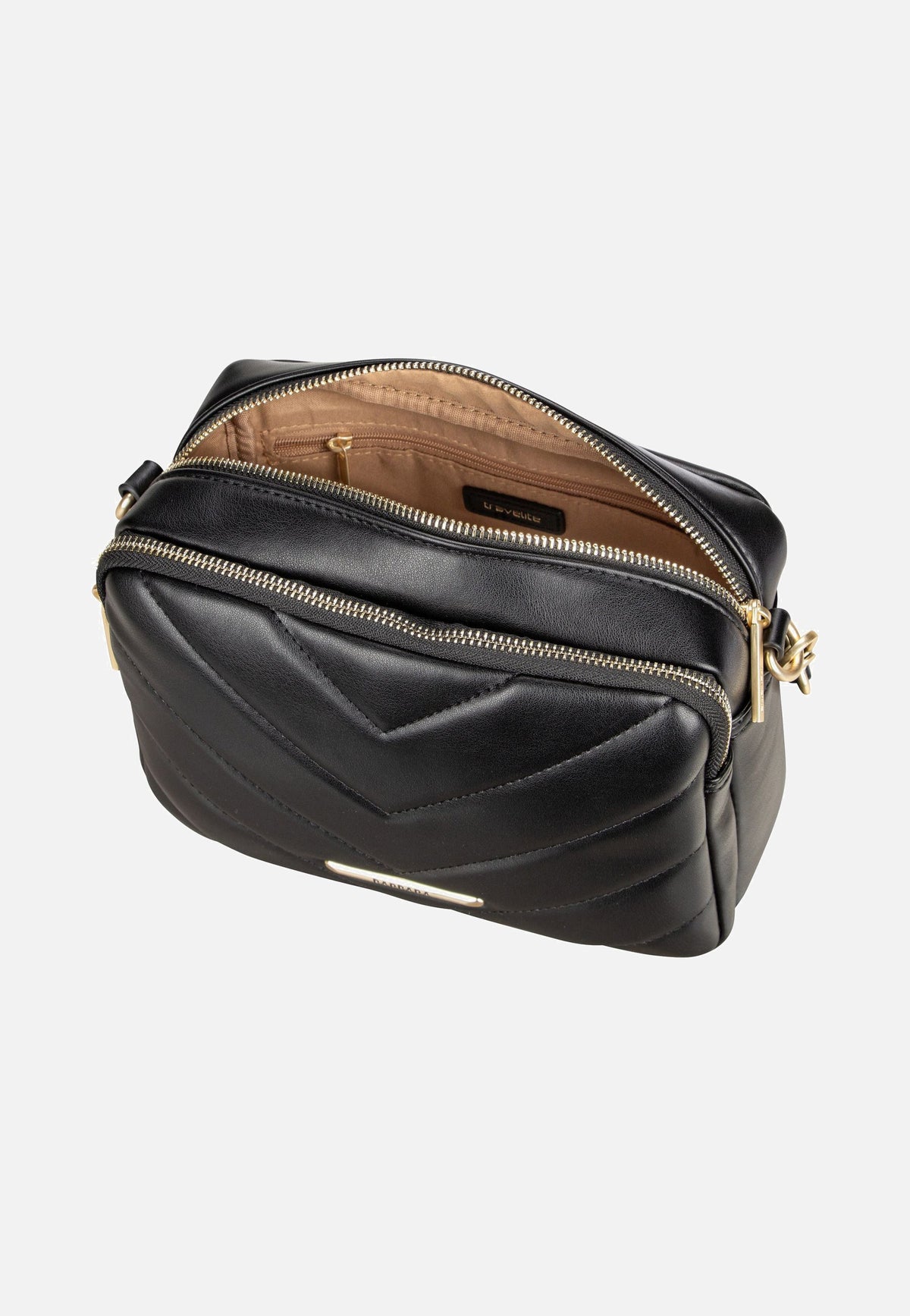 travelite Barbara Cozy CB Schwarz Crossbody Bag
