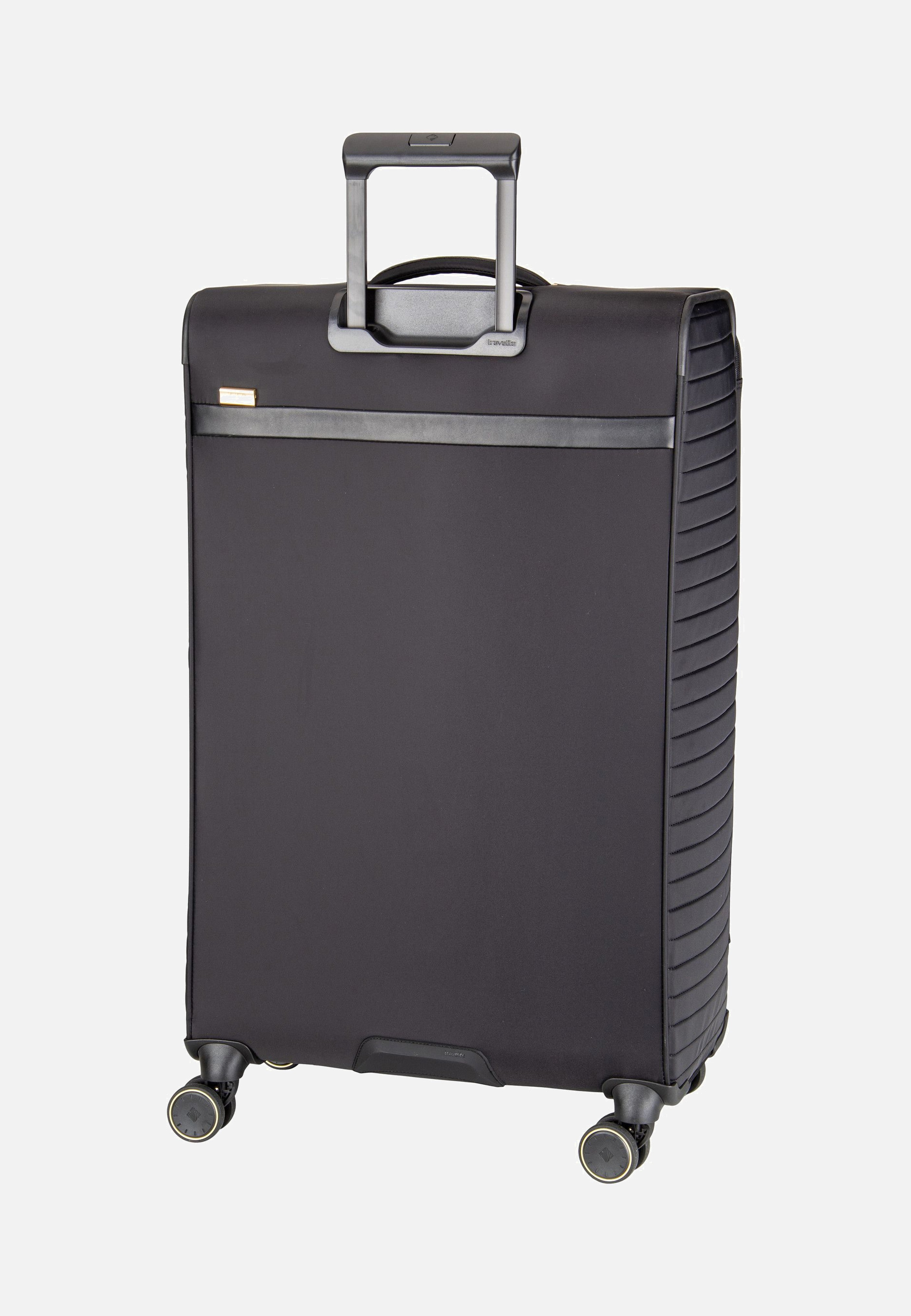 travelite Barbara Stepp 4W Trolley L Black Suitcase