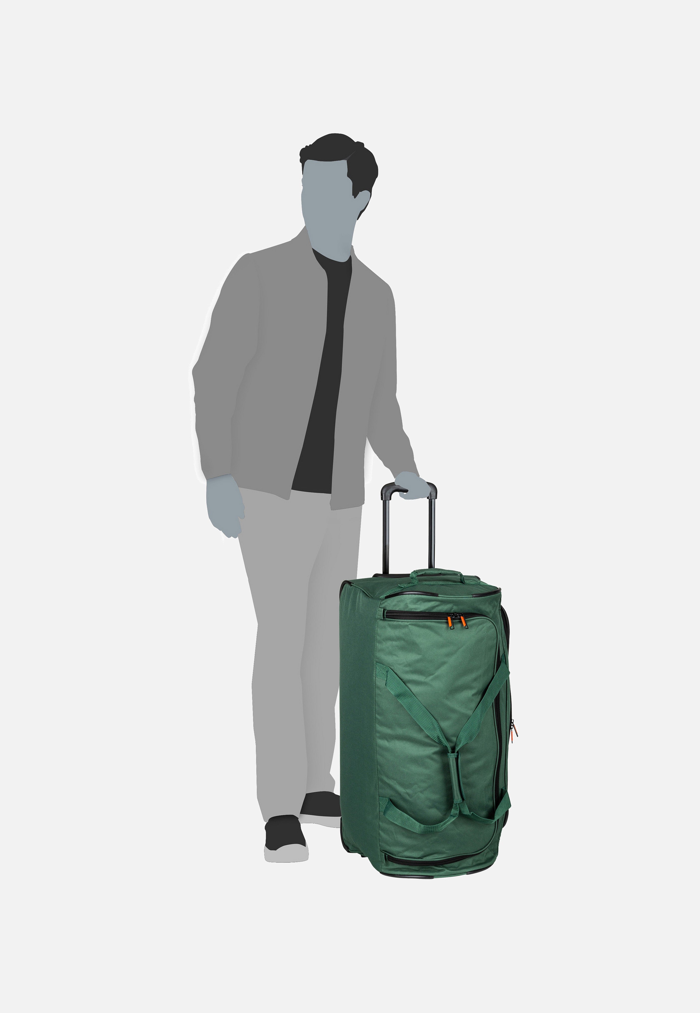 travelite - Basics Trolley Dunkelgrün - Travel Bag | Neutral-Image