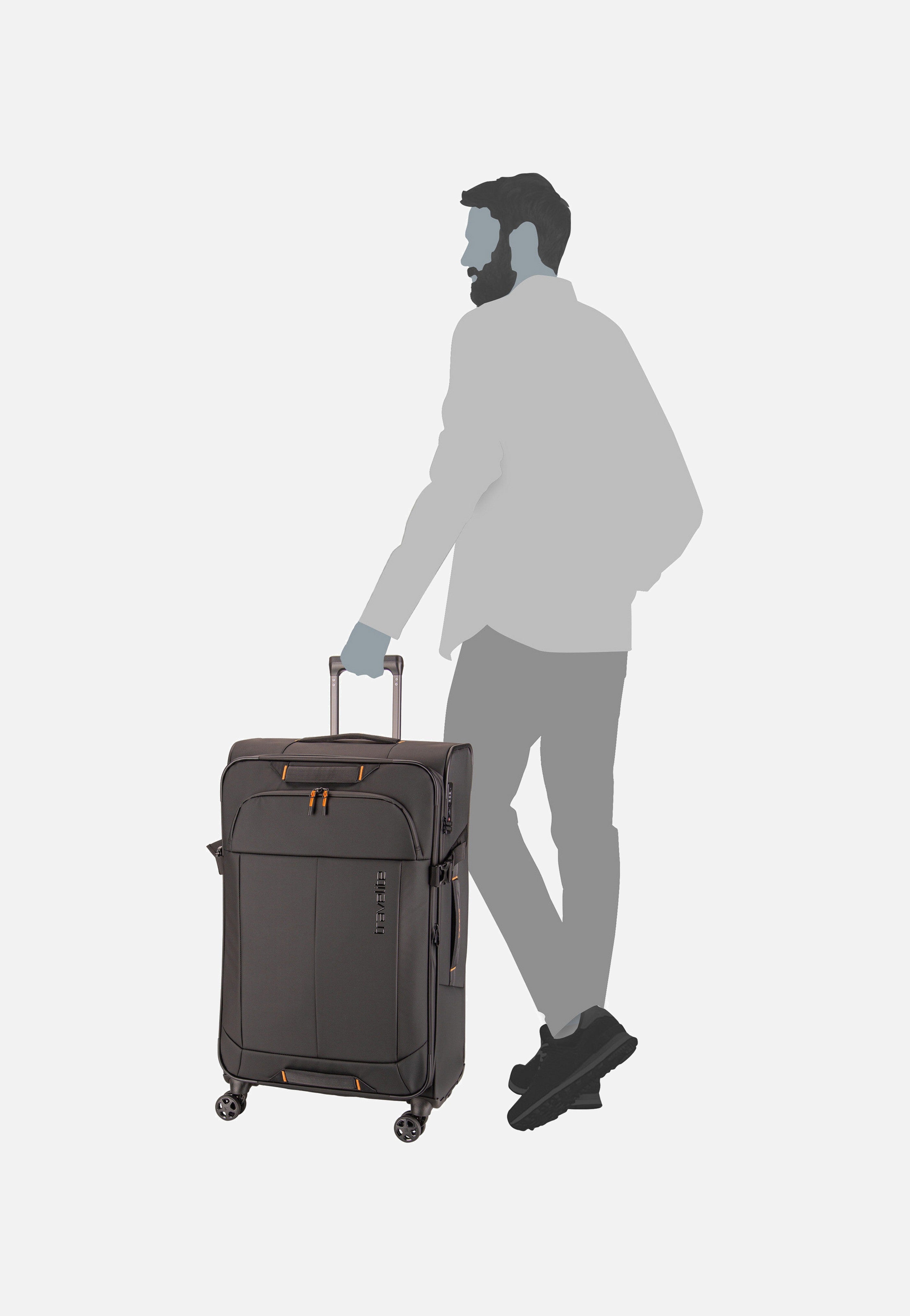 travelite - Briize 4W Trolley L Exp Black - Suitcase | Neutral-Image