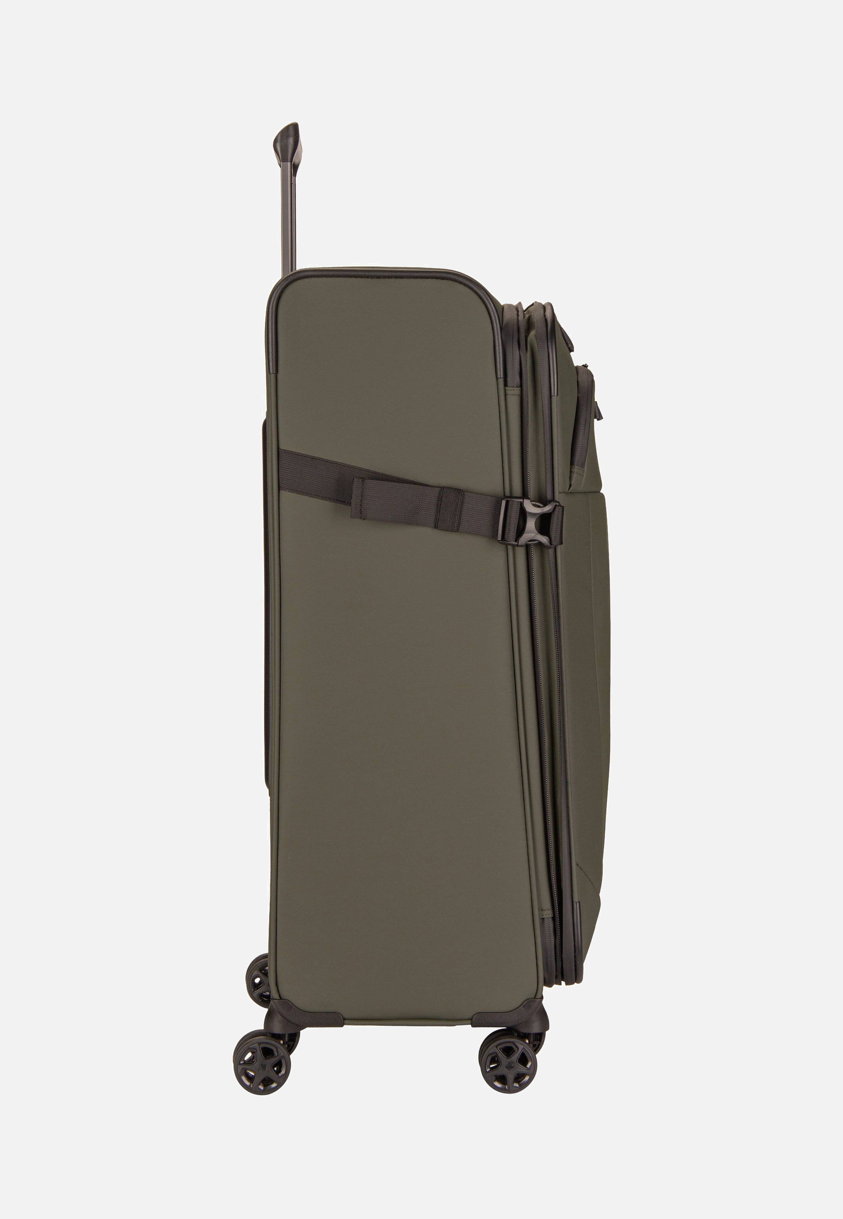 travelite Briize 4W Trolley L Exp Khaki Suitcase