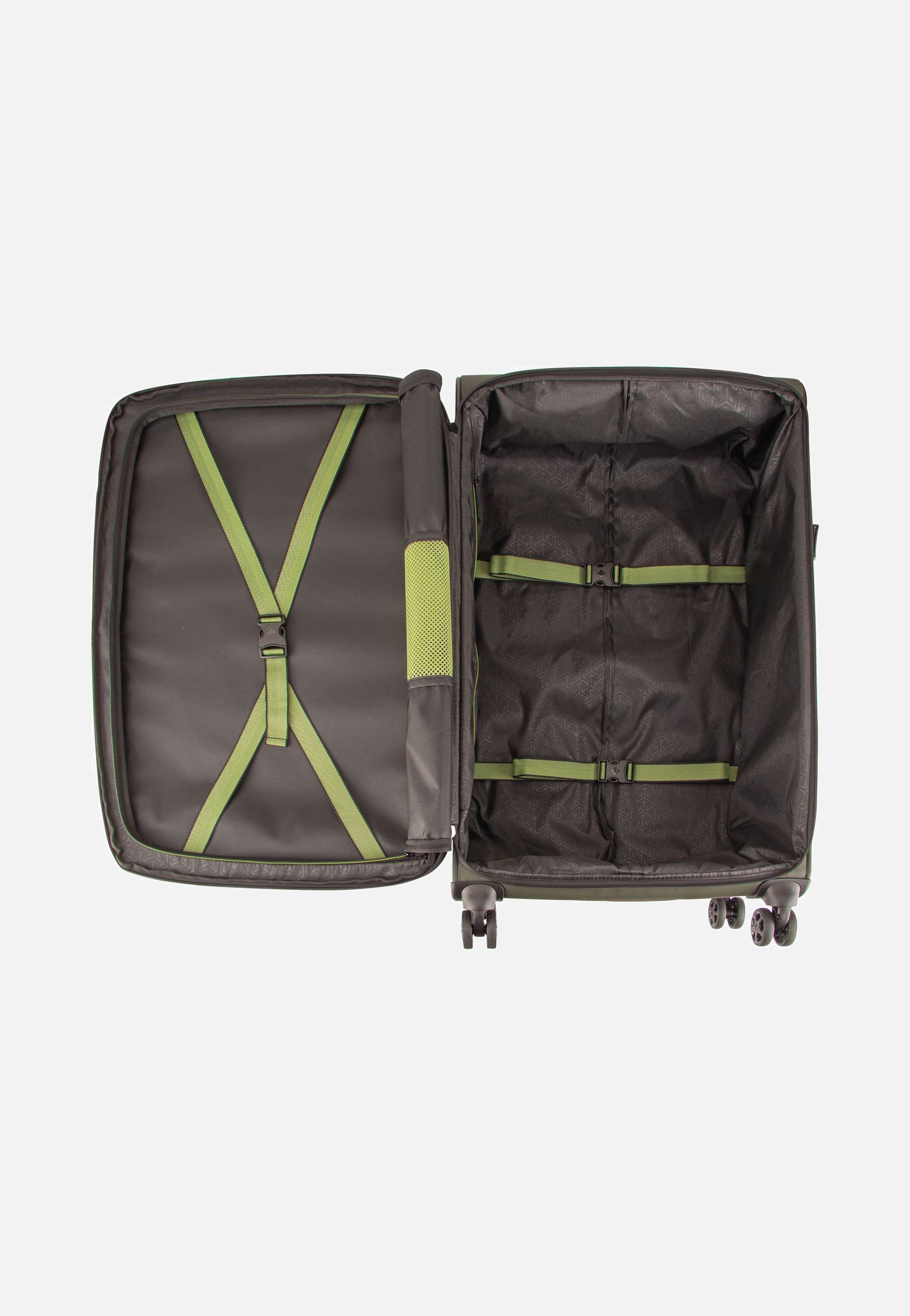 travelite Briize 4W Trolley L Exp Khaki Suitcase