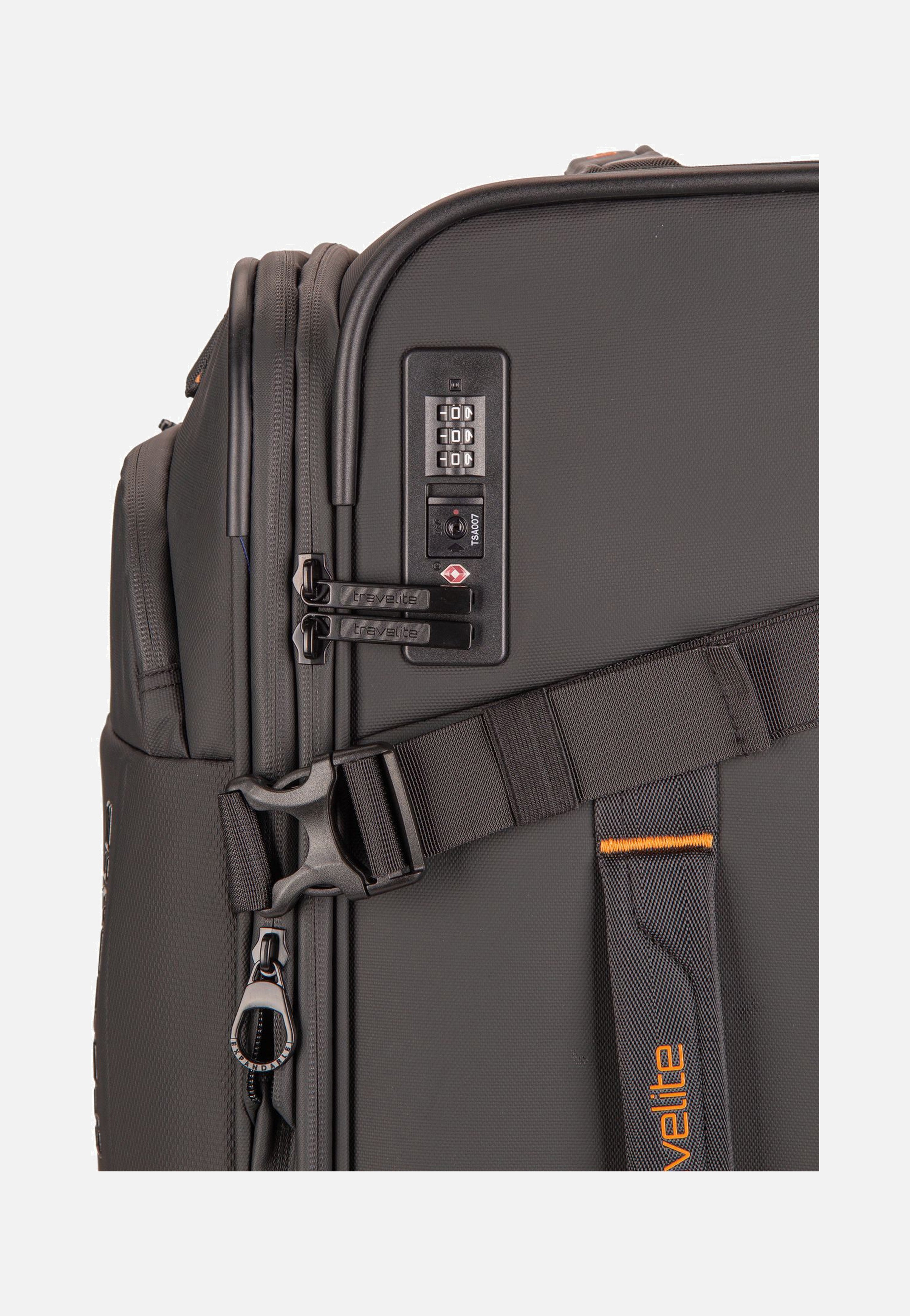 travelite - Briize 4W Trolley M Exp Black - Suitcase | Neutral-Image