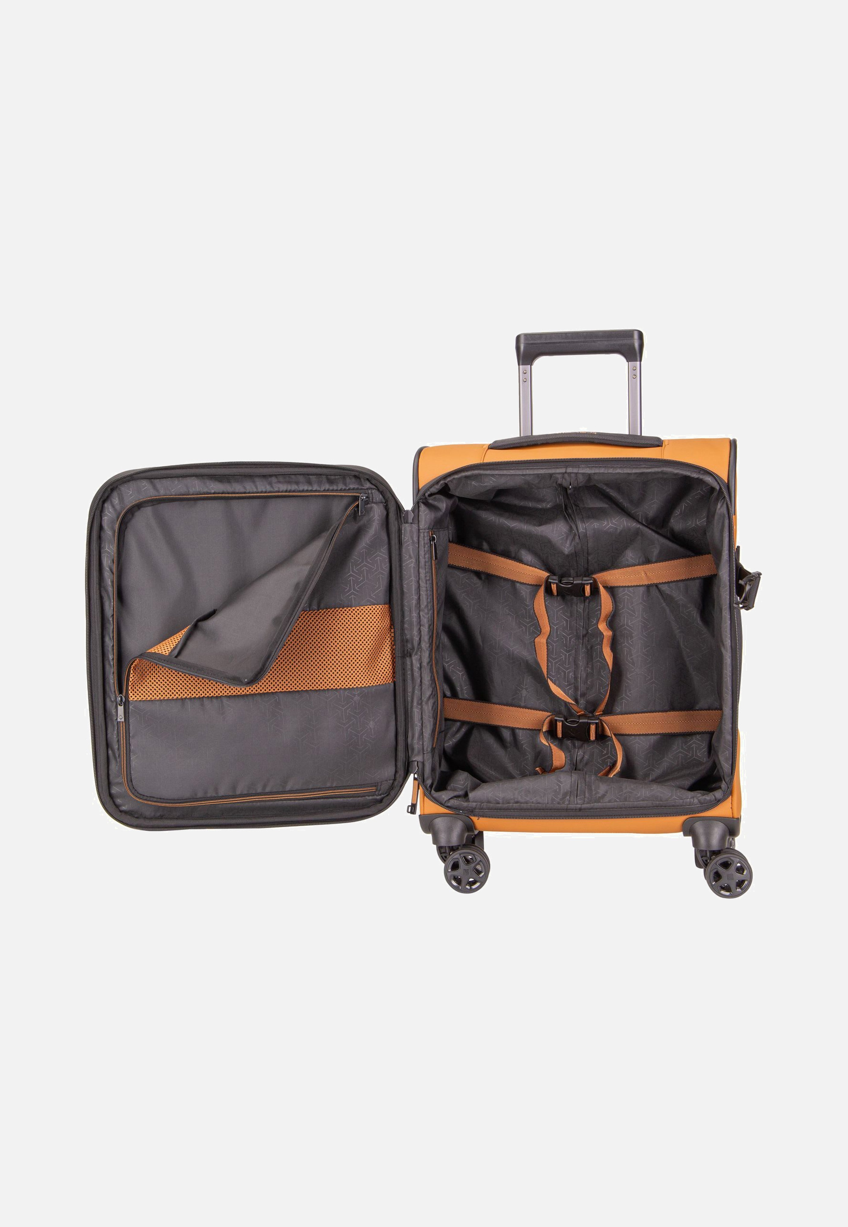 travelite Briize 4W Trolley S Curry Suitcase