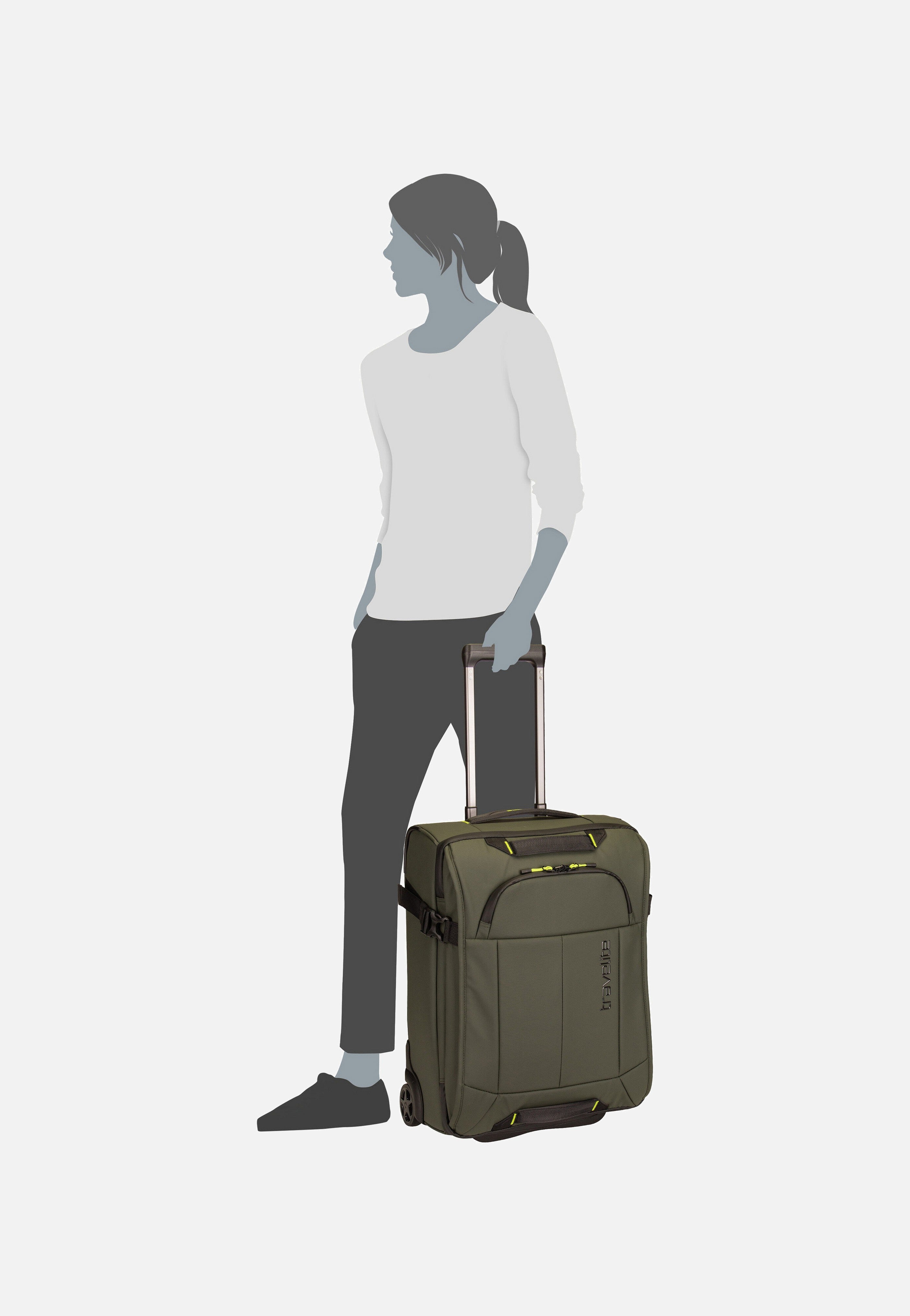 travelite - Briize Wheeled Duffle S Khaki - Travel Bag | Neutral-Image