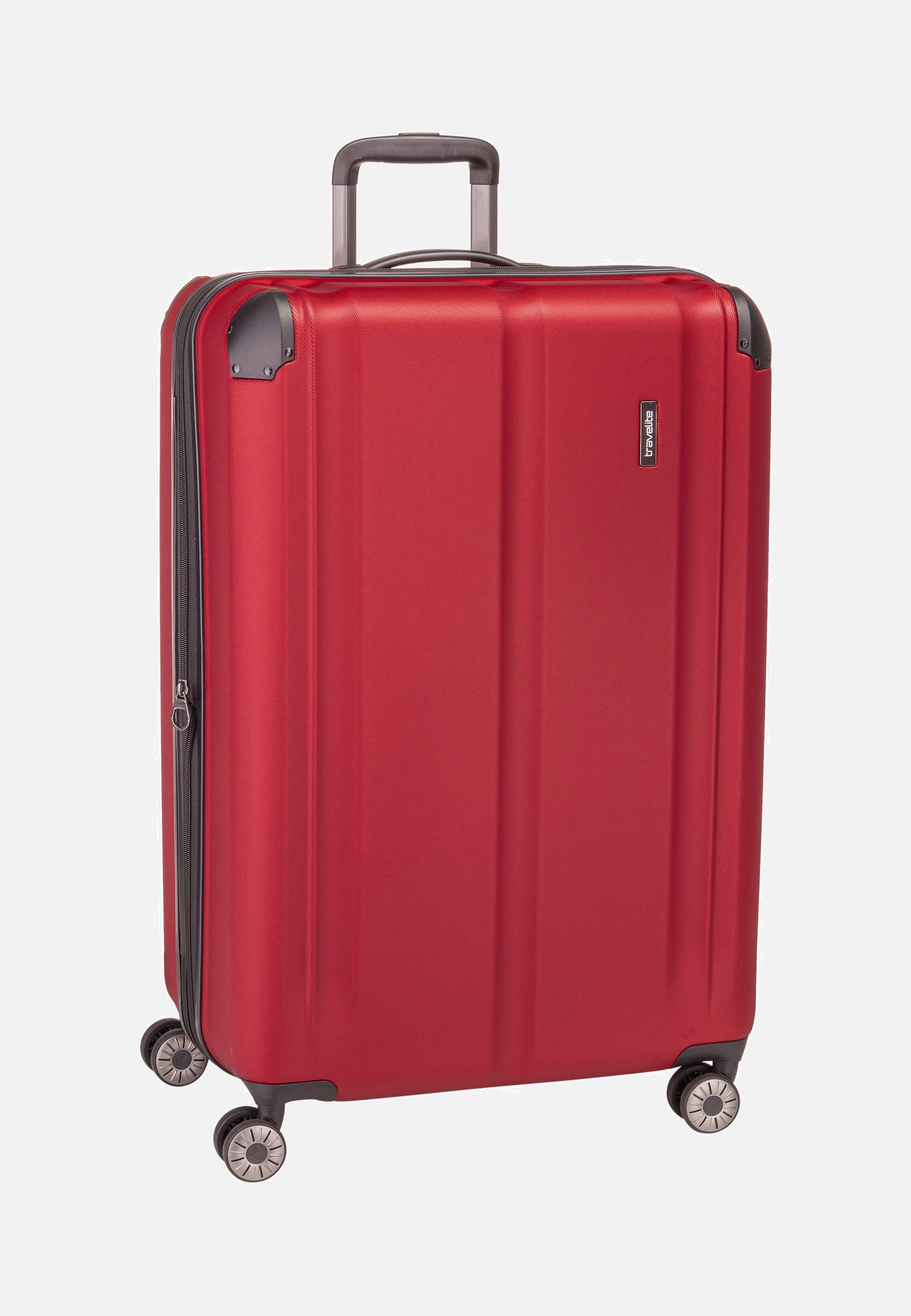 travelite - City 4-Rad Trolley L exp Rot - Suitcase | Neutral-Image