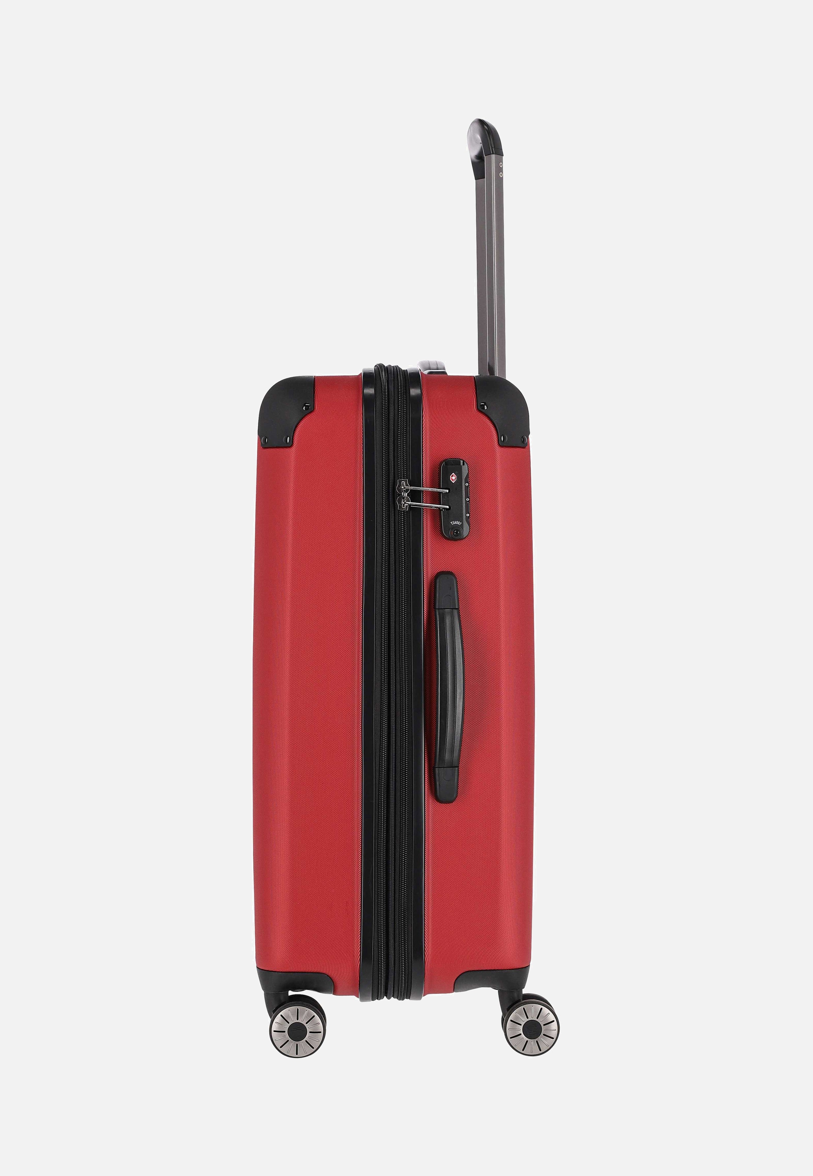 travelite - City 4-Rad Trolley M exp Rot - Suitcase | Neutral-Image