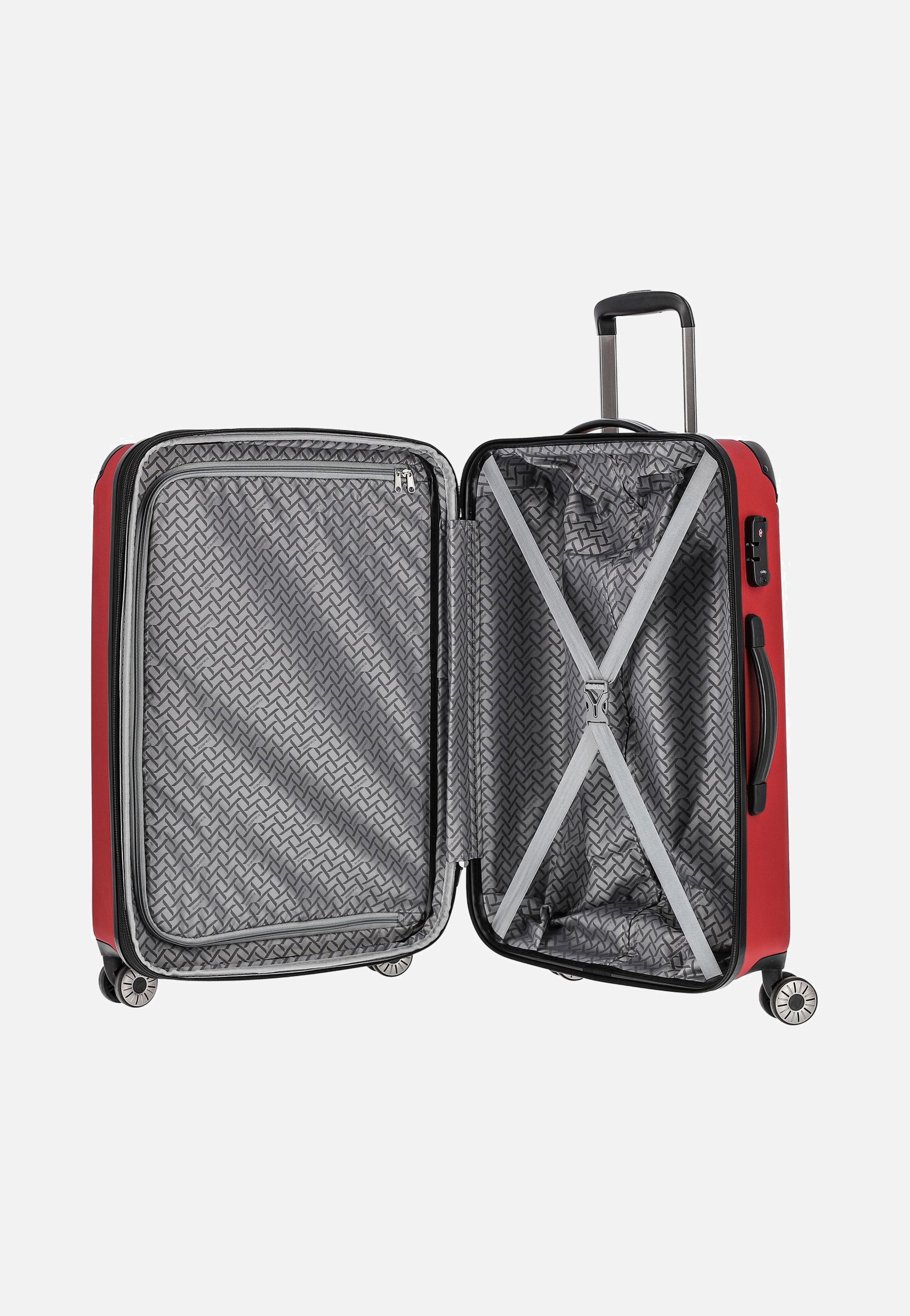travelite - City 4-Rad Trolley M exp Rot - Suitcase | Neutral-Image