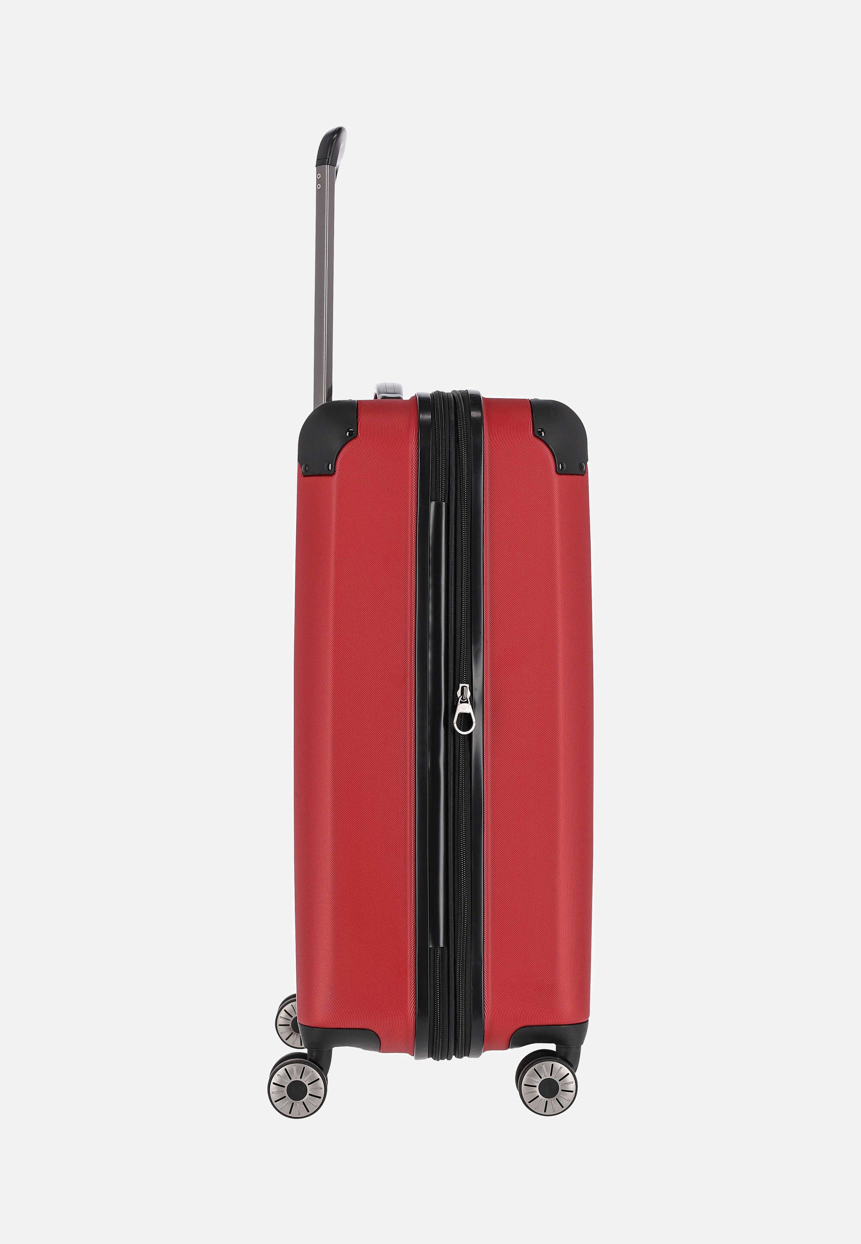 travelite - City 4-Rad Trolley M exp Rot - Suitcase | Neutral-Image