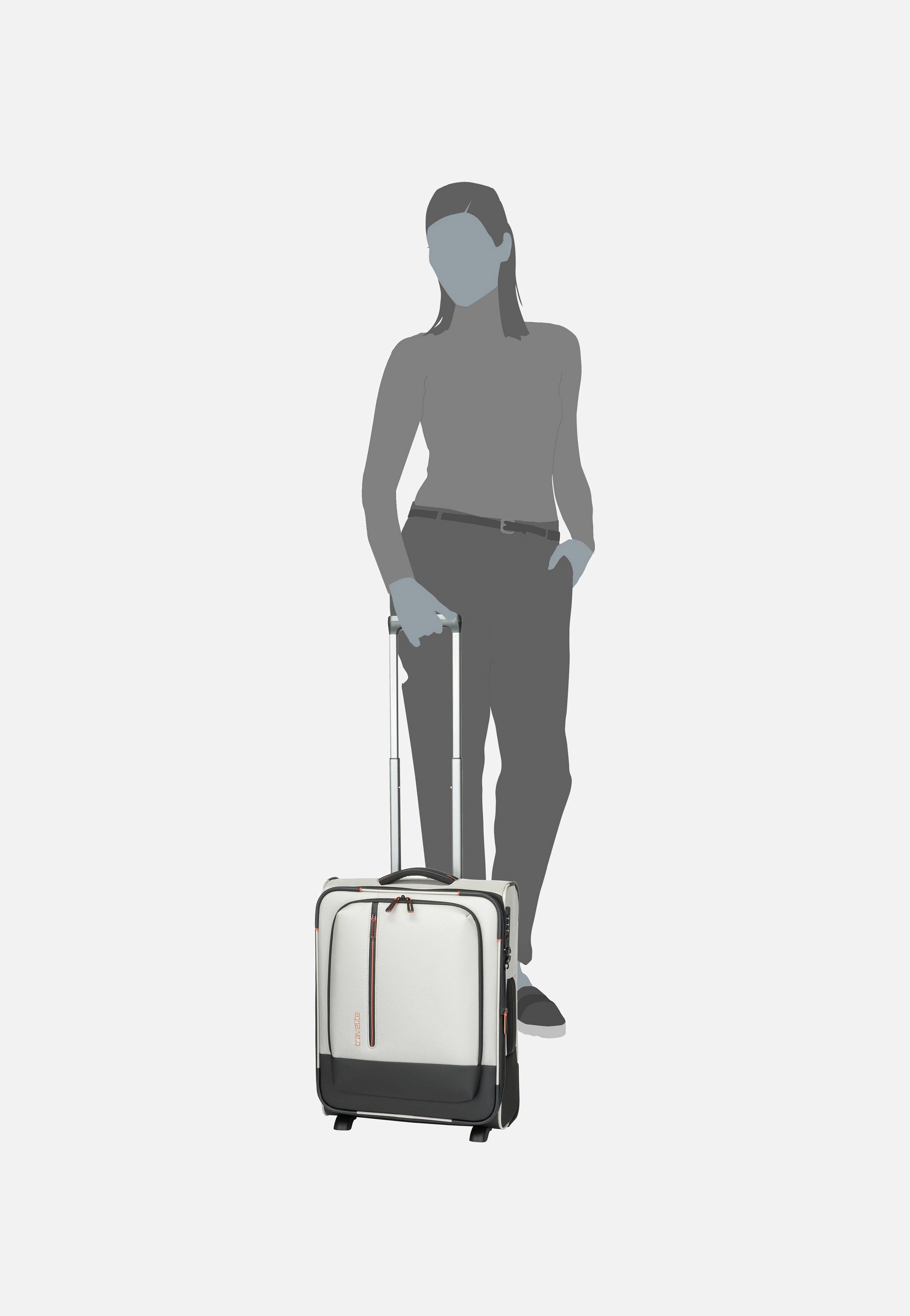 travelite Crosslite 2w Trolley S Natur Suitcase