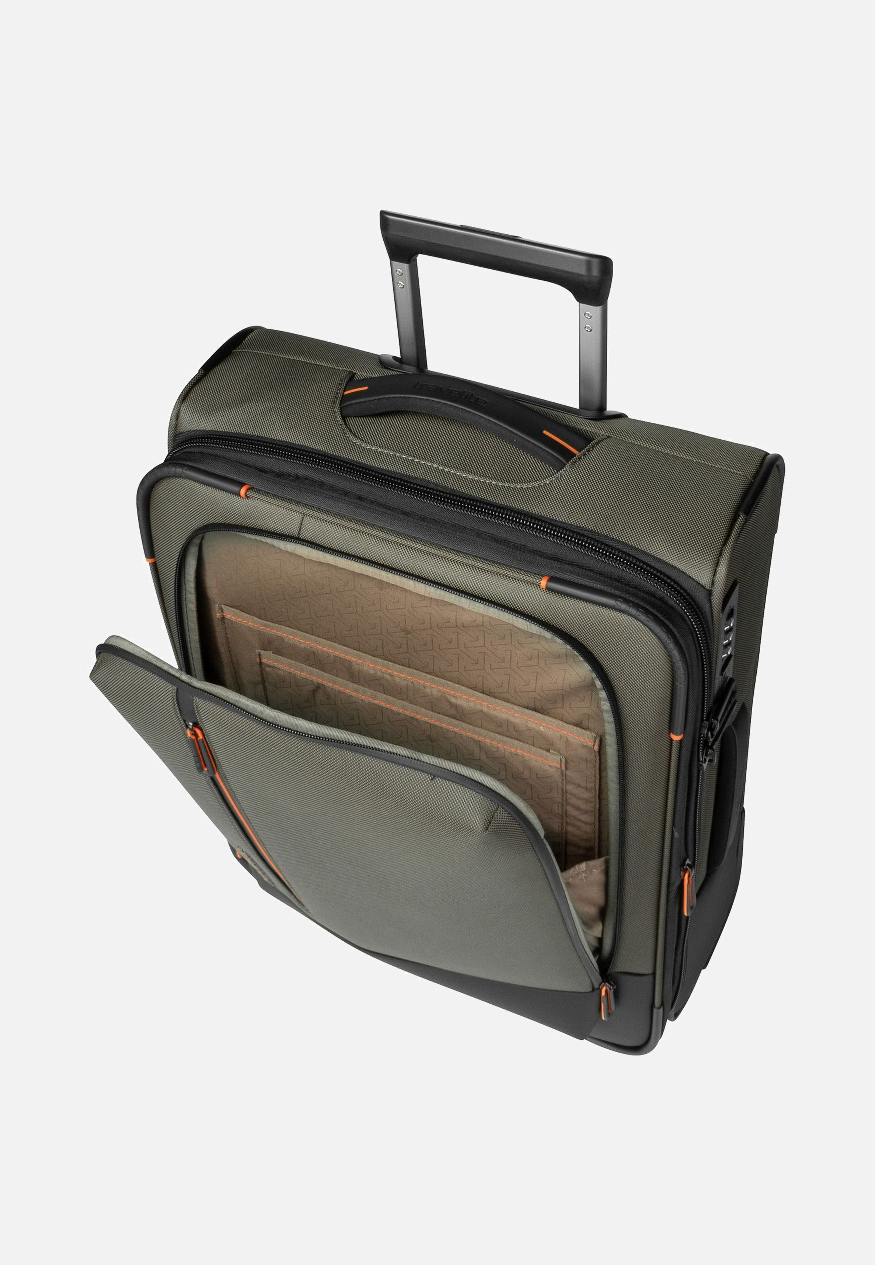 travelite Crosslite 2w Trolley S Oliv Suitcase