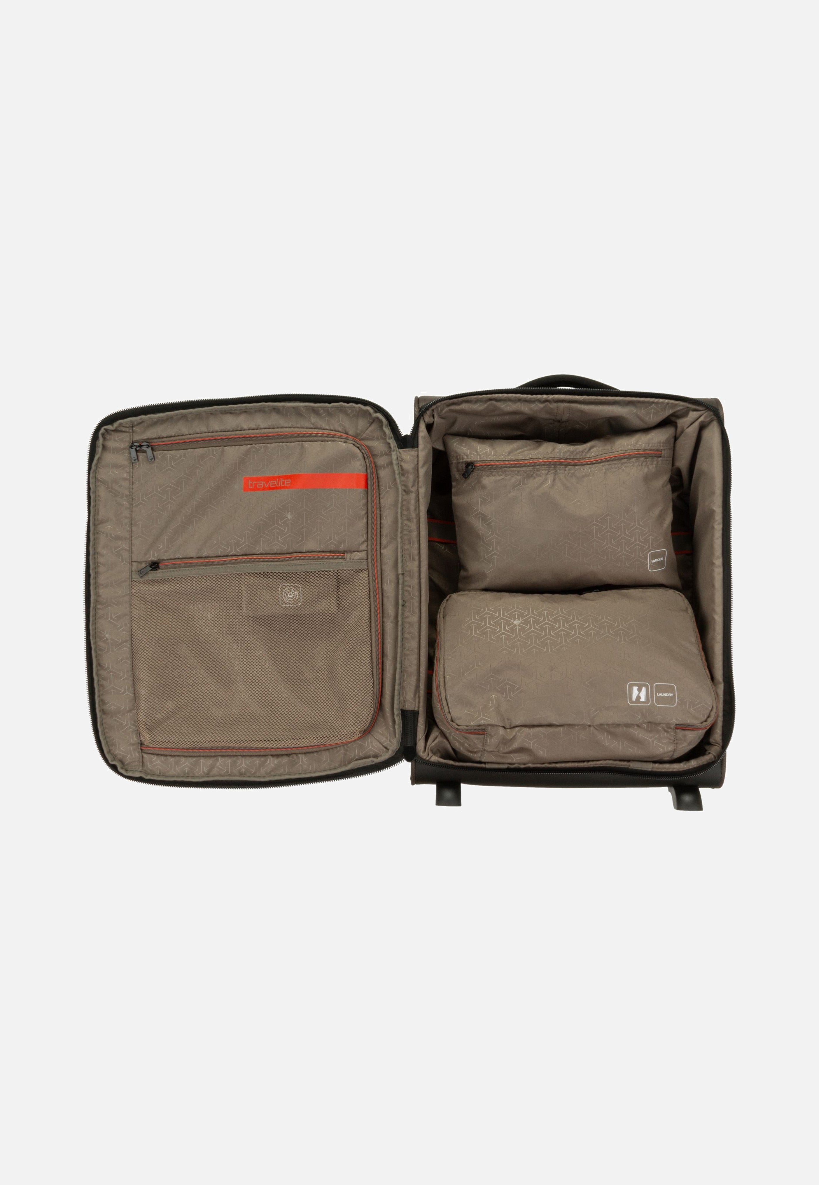 travelite Crosslite 2w Trolley S Oliv Suitcase