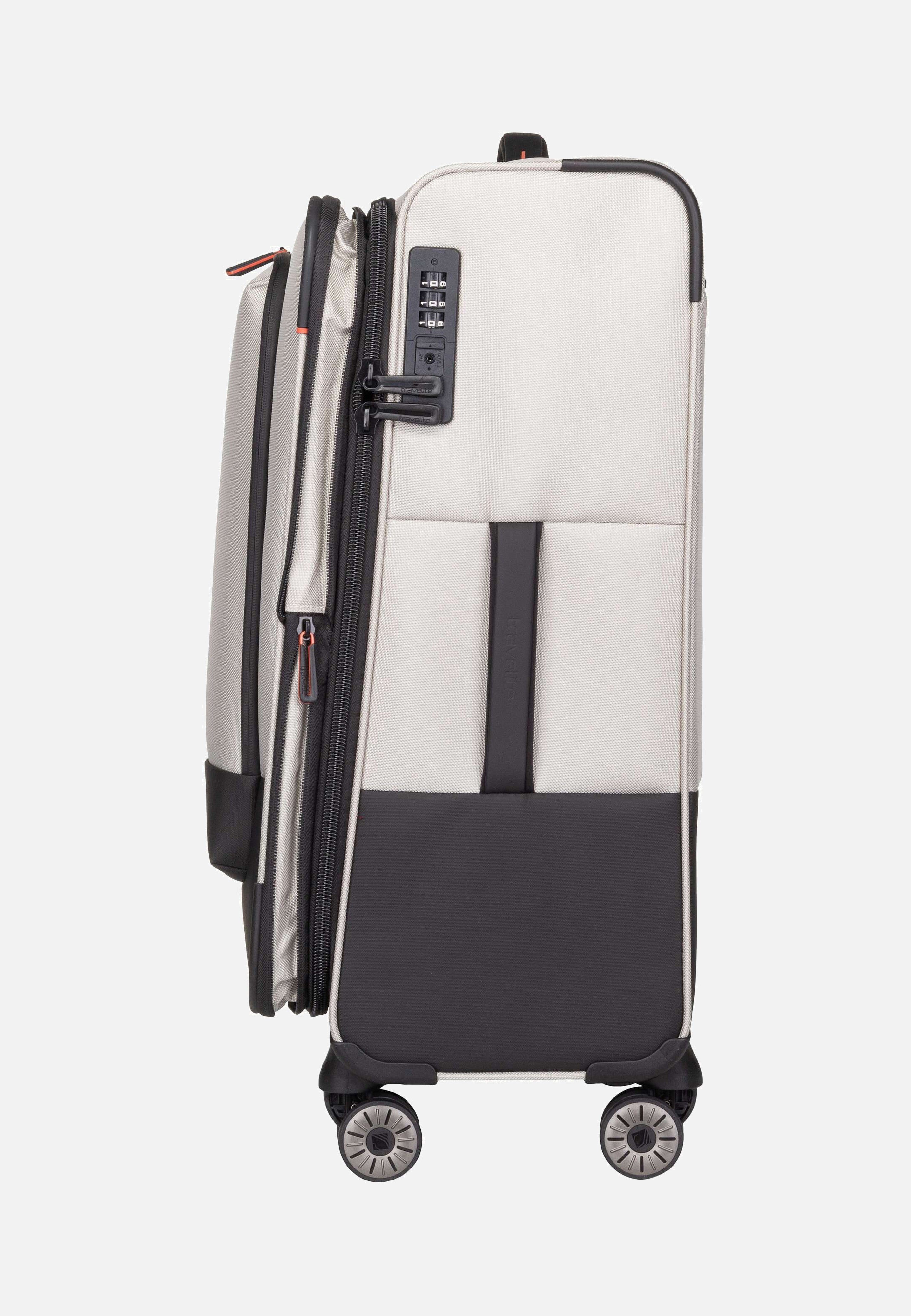 travelite Crosslite 4w Trolley M Natur Suitcase