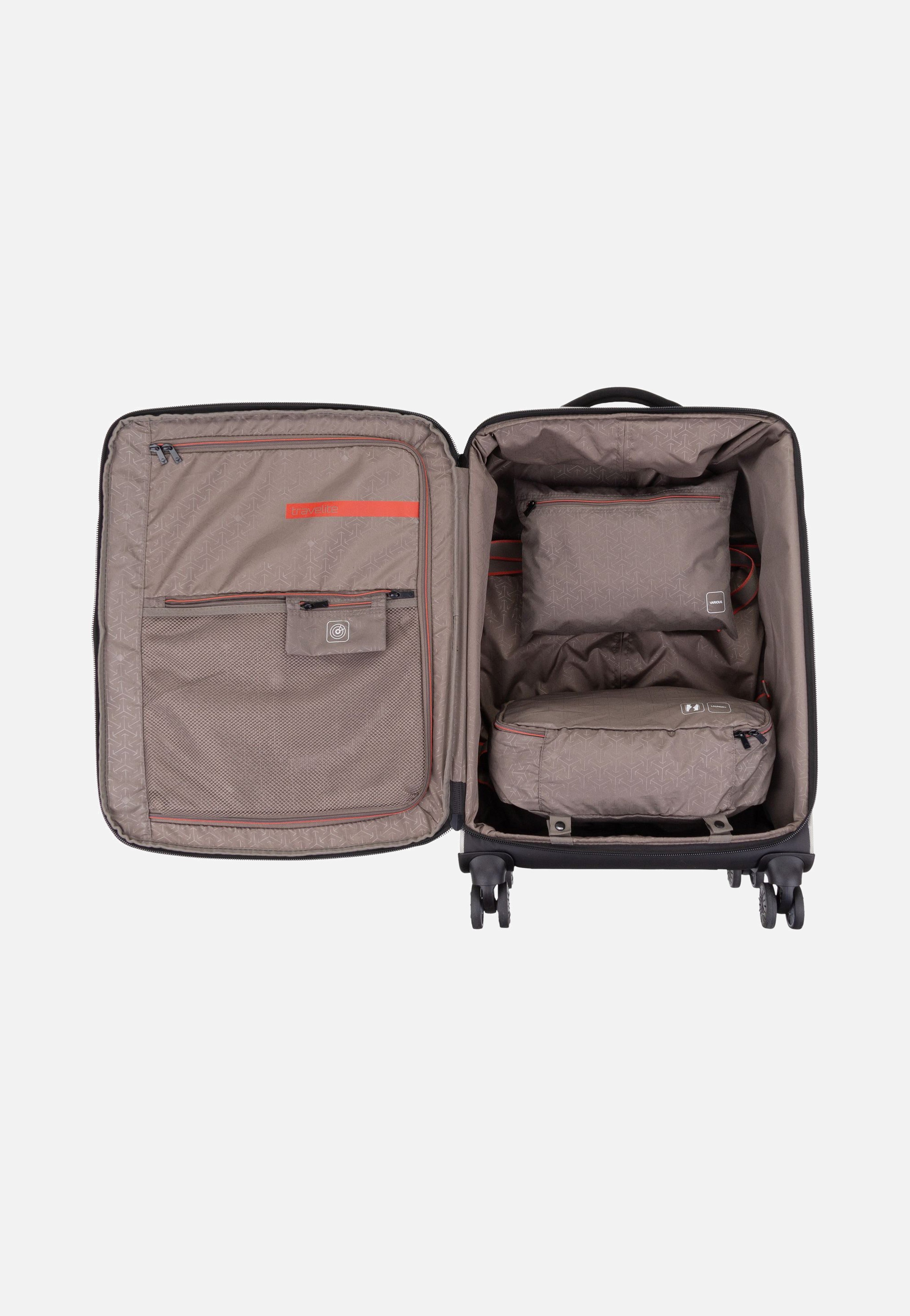 travelite Crosslite 4w Trolley M Natur Suitcase