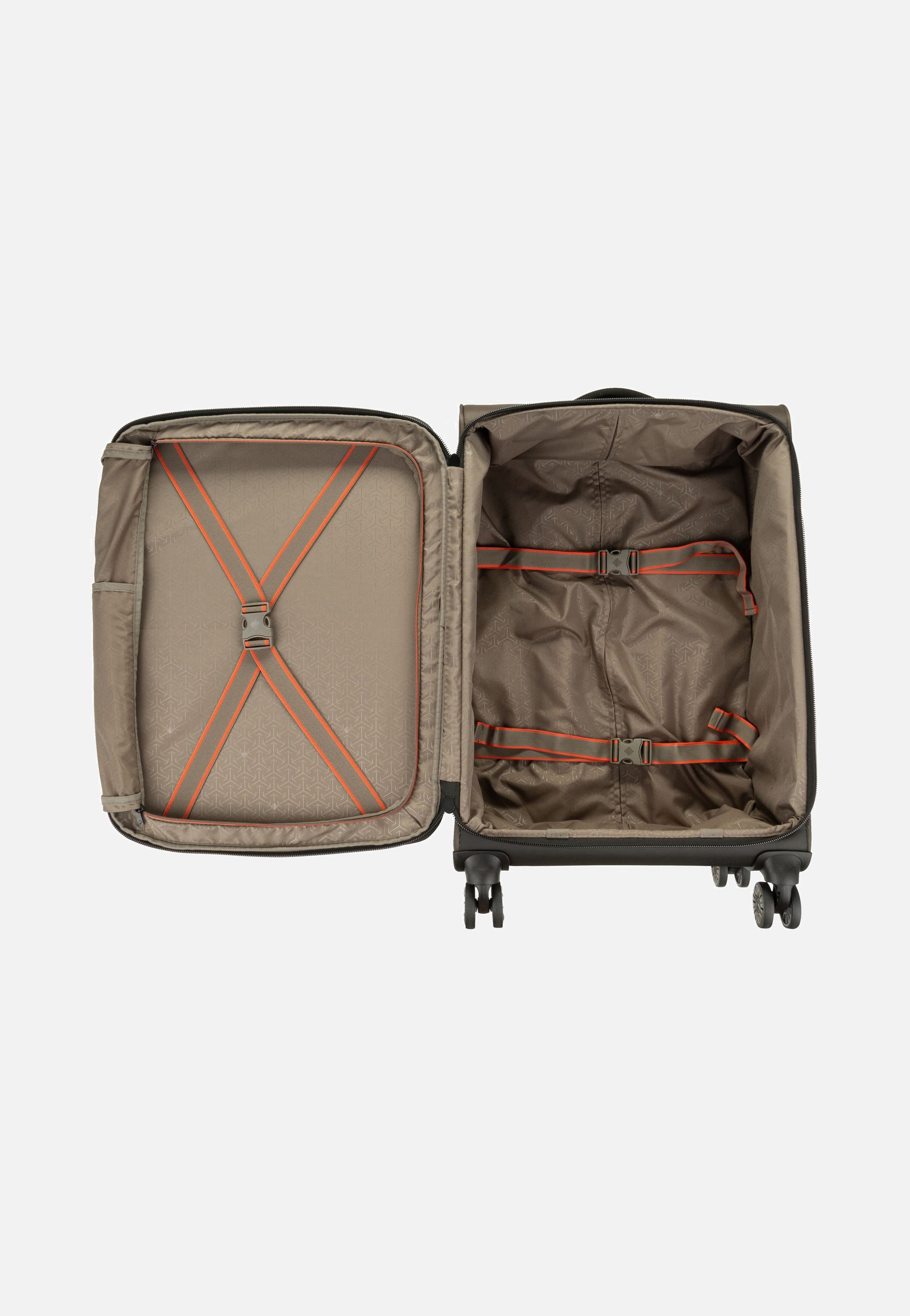 travelite Crosslite 4w Trolley M Oliv Suitcase