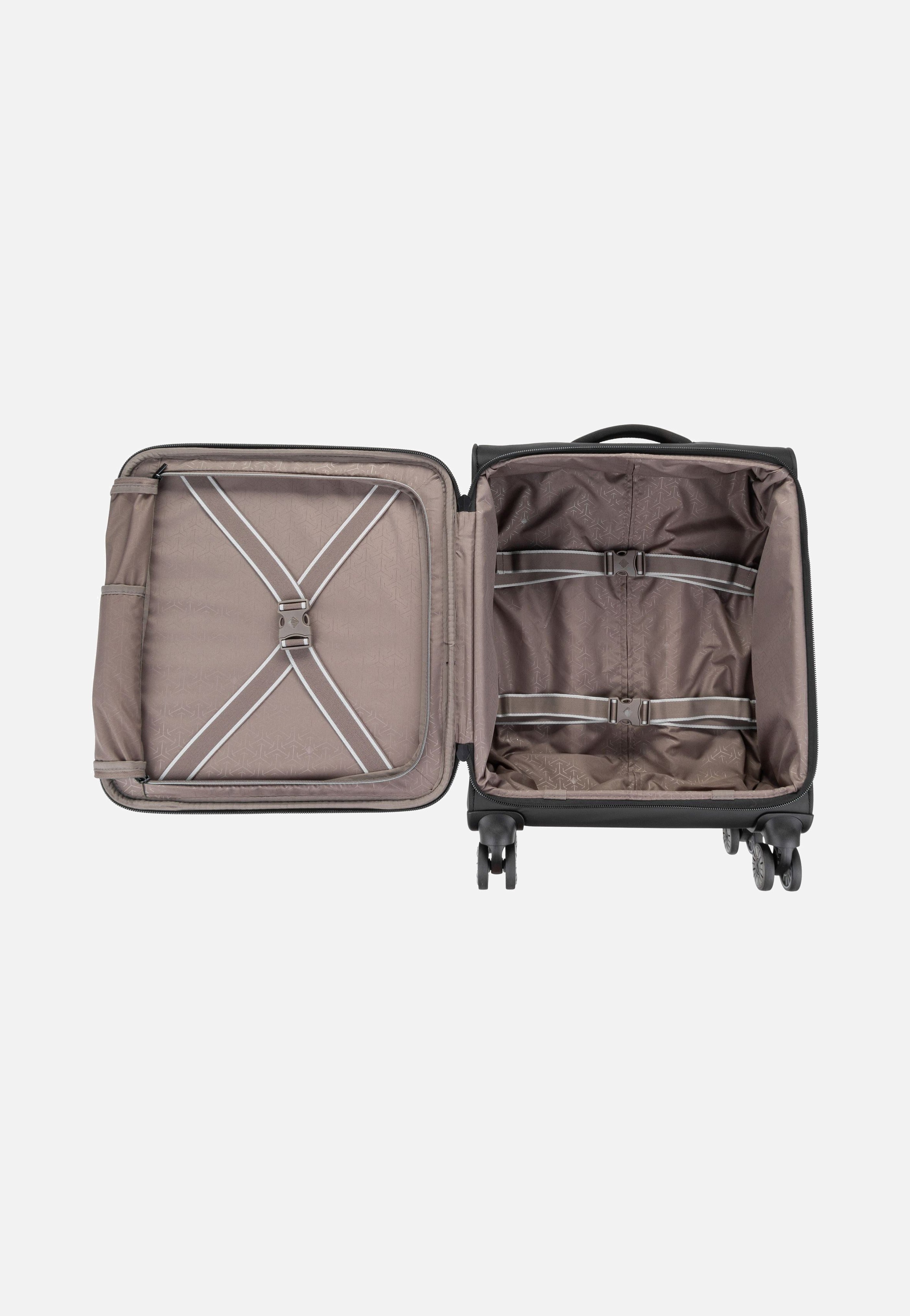 travelite Crosslite 4w Trolley S Schwarz Suitcase