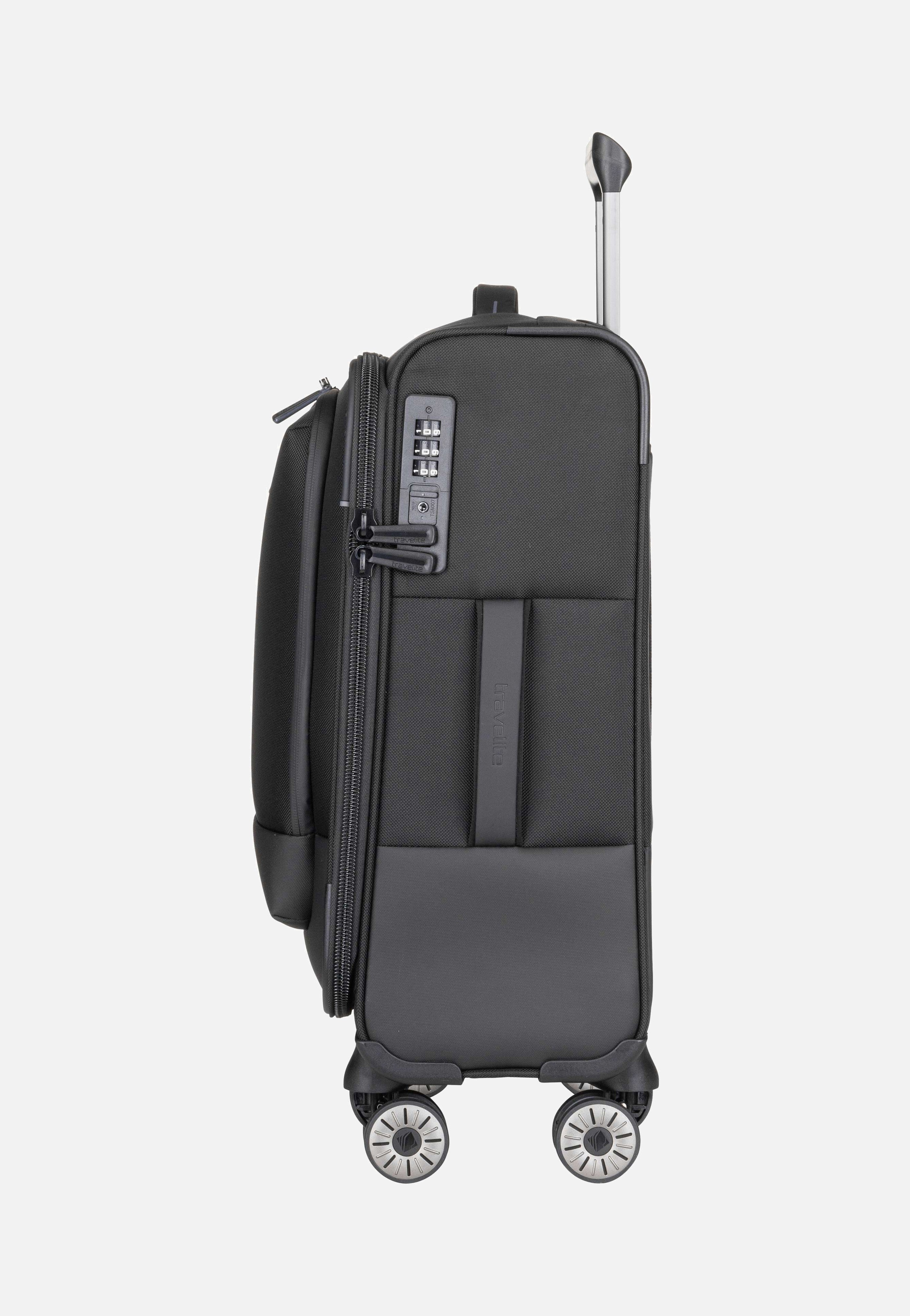 travelite Crosslite 4w Trolley S Schwarz Suitcase