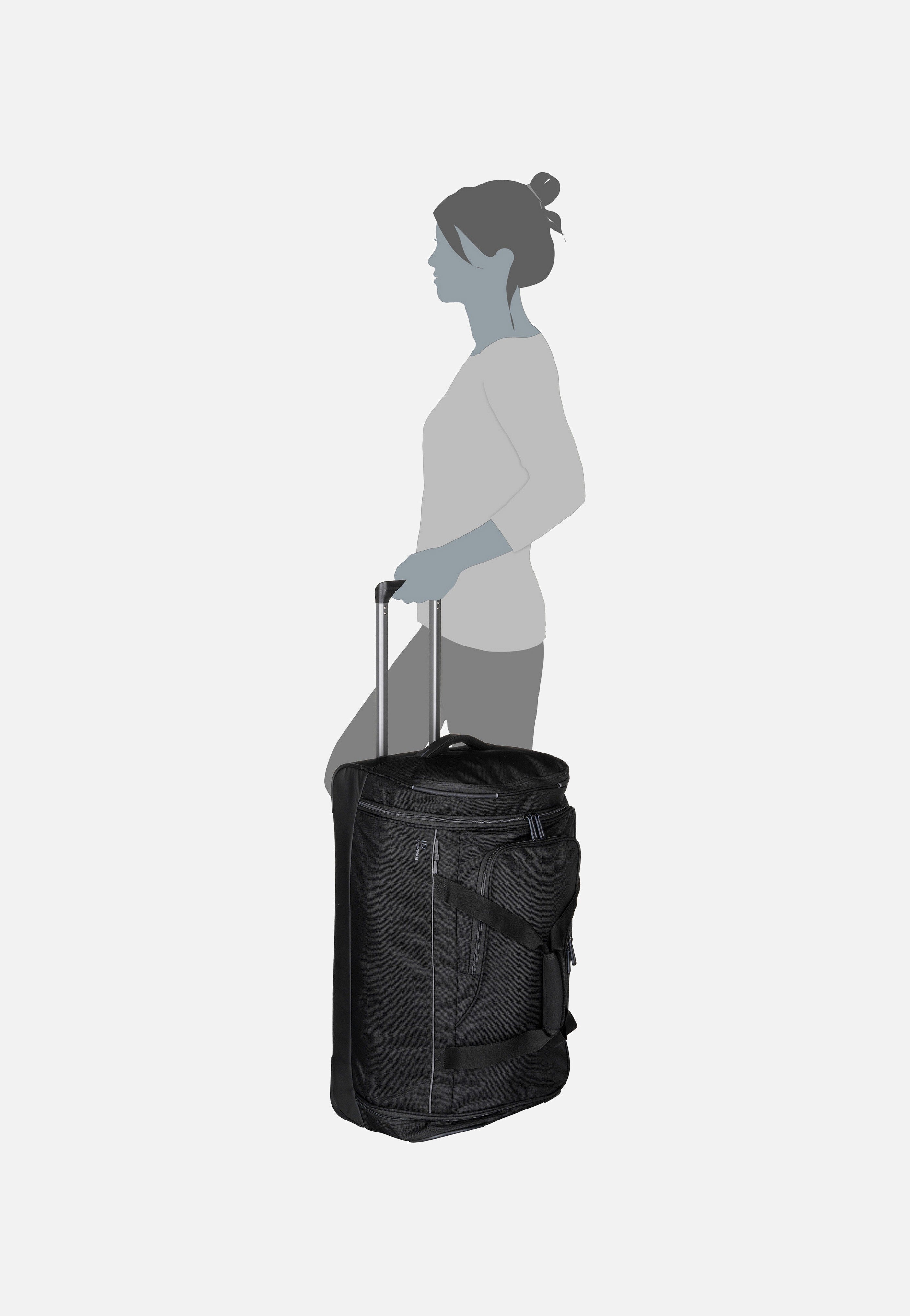 travelite Crosslite M Schwarz Travel Bag
