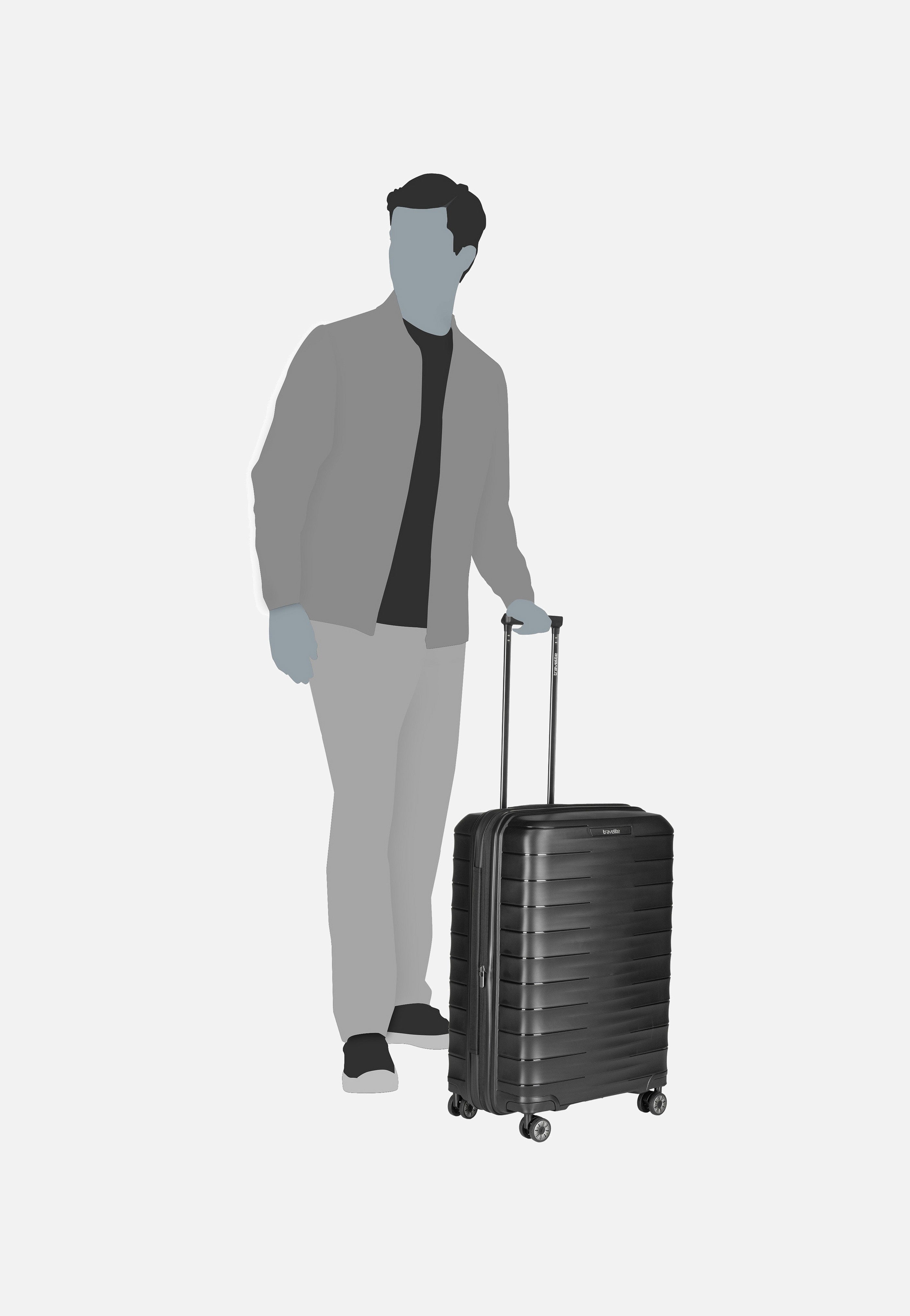 travelite - Mooby 4w Trolley M Schwarz - Suitcase | Neutral-Image