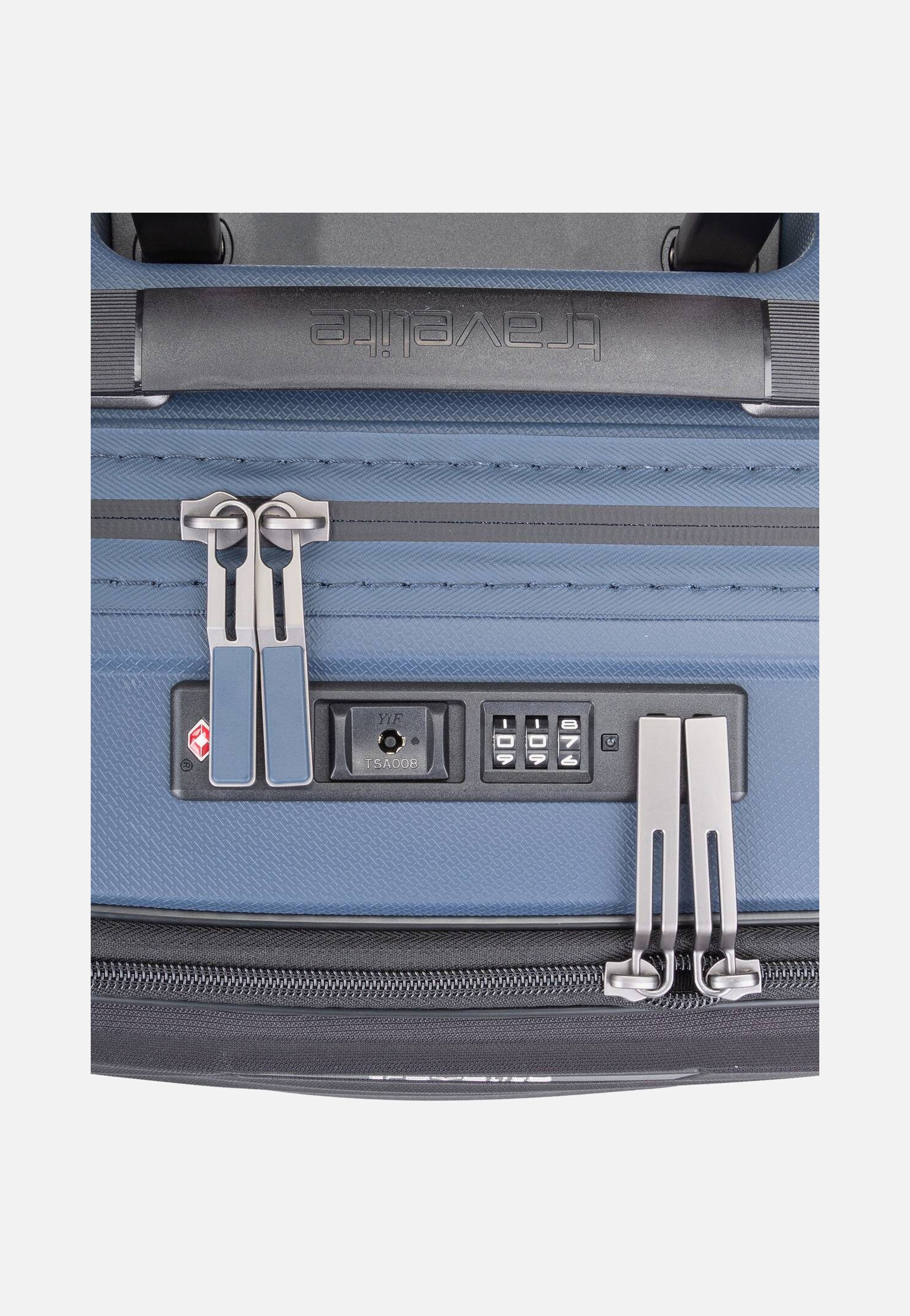 travelite - Mooby 4w Trolley S Front Pocket Marine - Suitcase | Neutral-Image